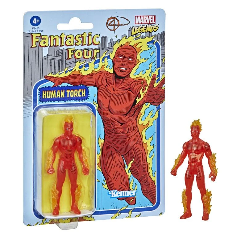 Hasbro Marvel Universe Retro 3.75 Inch Action Figure Wave 1 - Human Torch