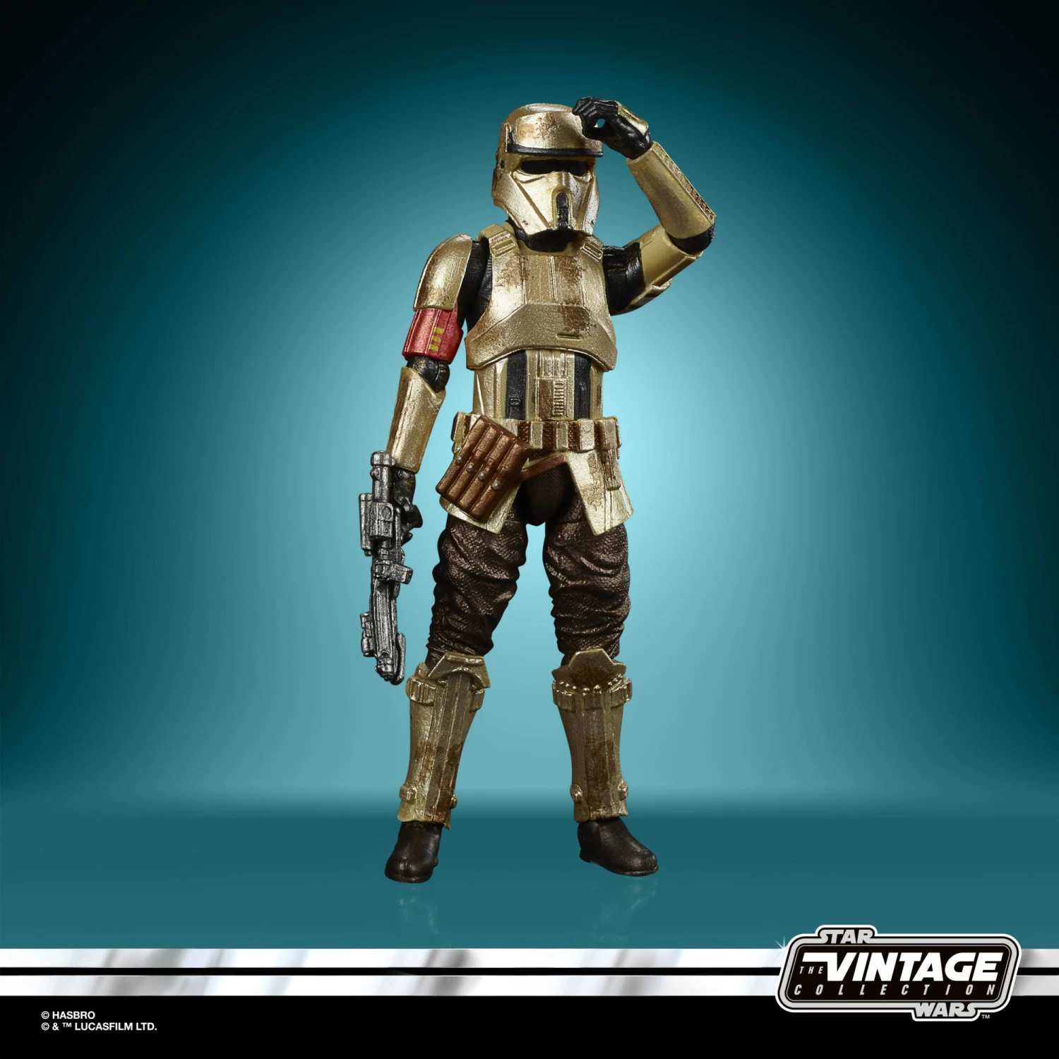 Hasbro Star Wars The Vintage Carbon Collection Exclusive 3.75-Inch Action Figure Wave 2 - Shoretrooper (Carbonized) - Image 4