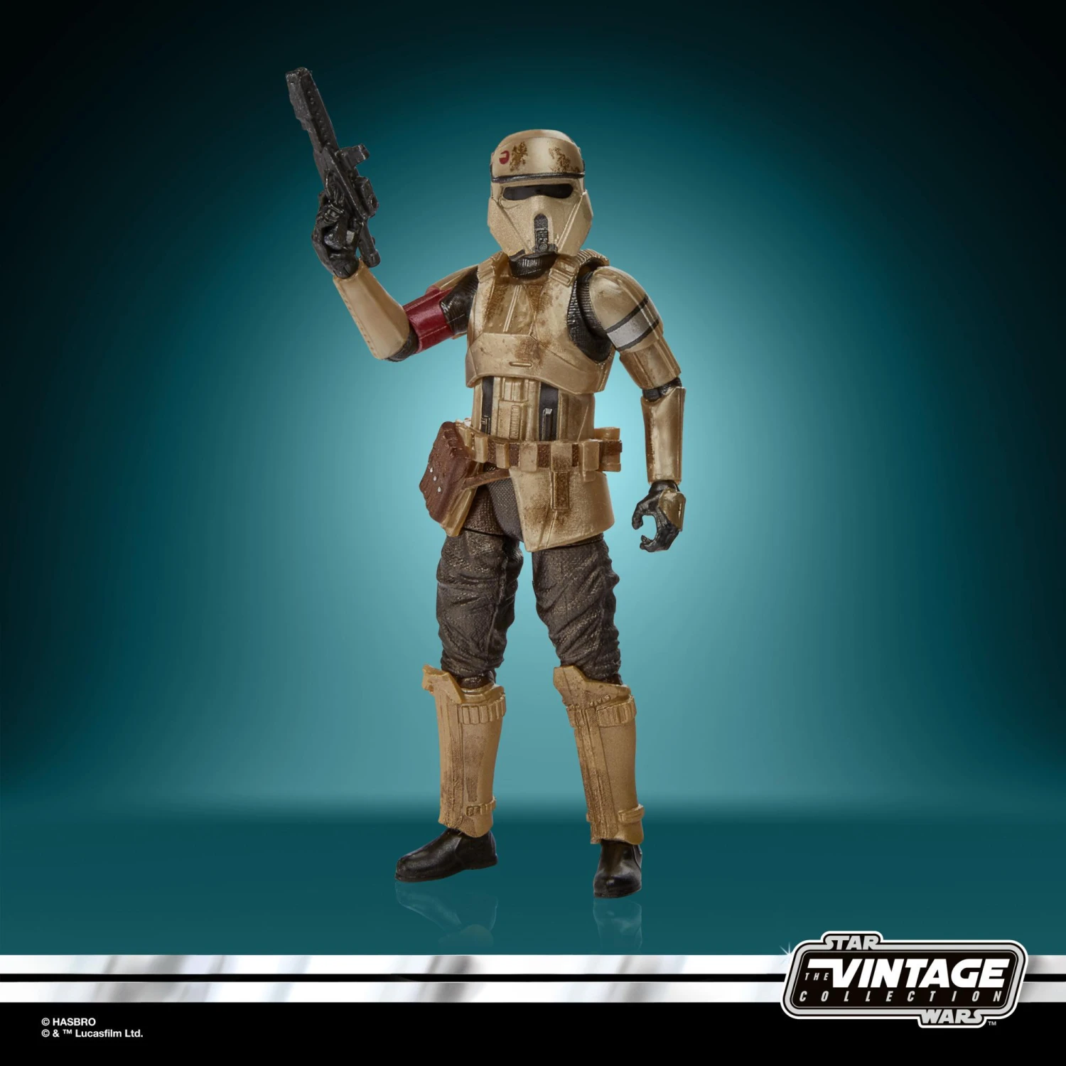 Hasbro Star Wars The Vintage Carbon Collection Exclusive 3.75-Inch Action Figure Wave 2 - Shoretrooper (Carbonized) - Image 3