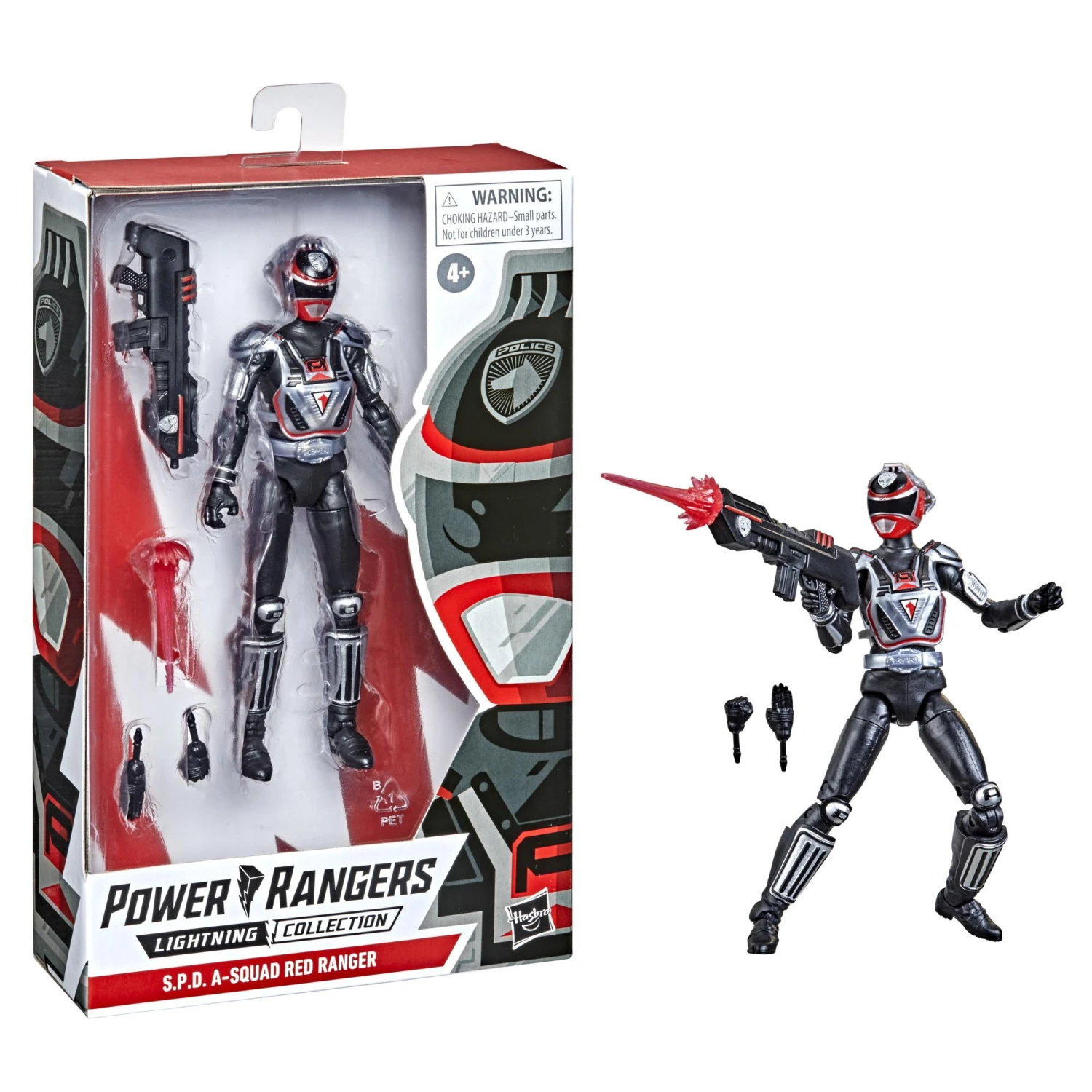 Hasbro Power Rangers Lightning Collection 6-Inch Figures Wave 10 - S.P.D. A-Squad Red Ranger