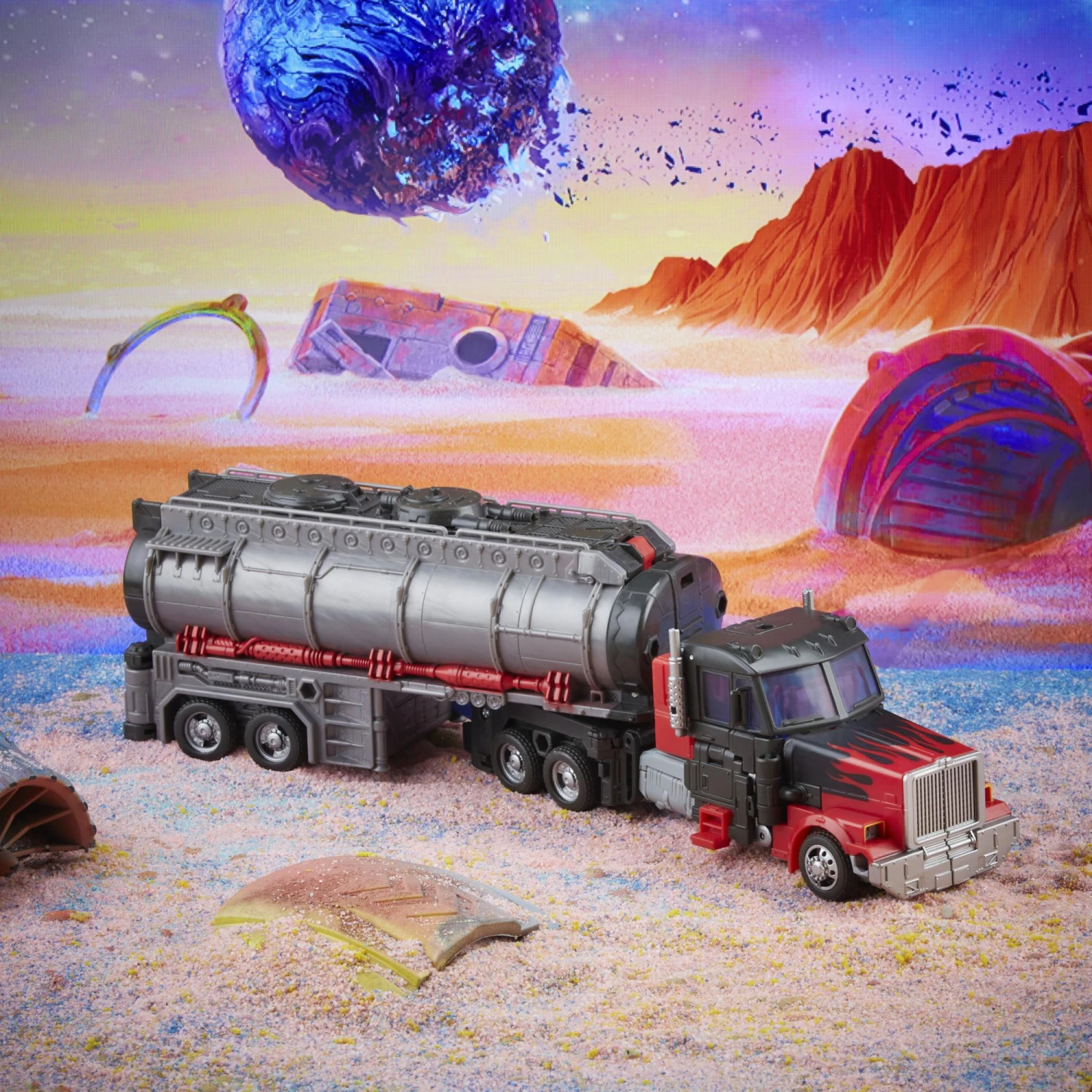 Hasbro Transformers Generations Leader Action Figure - Universe Laser Optimus Prime - Image 8