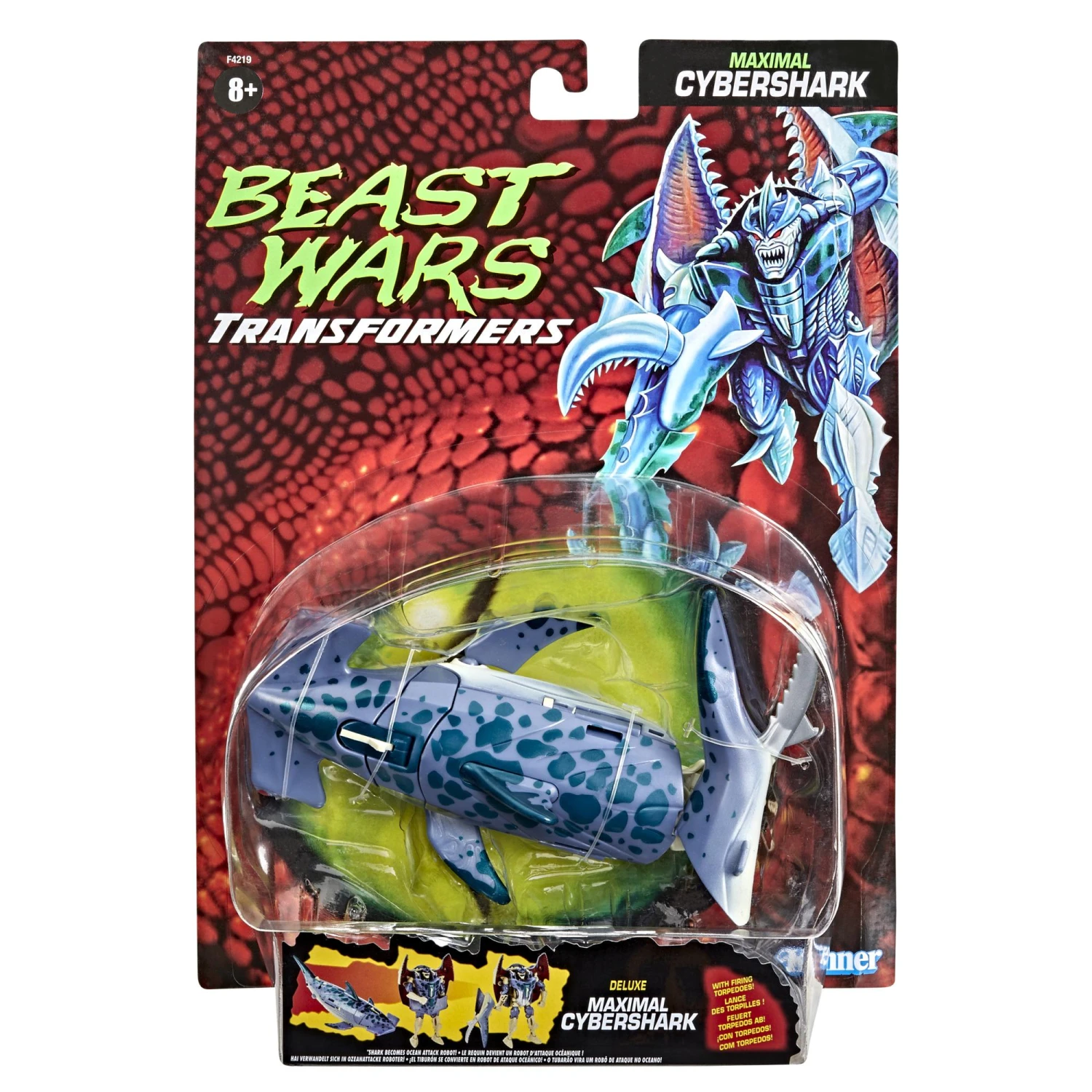 Hasbro Transformers Generations Beast Wars Vintage Action Figure - Cybershark