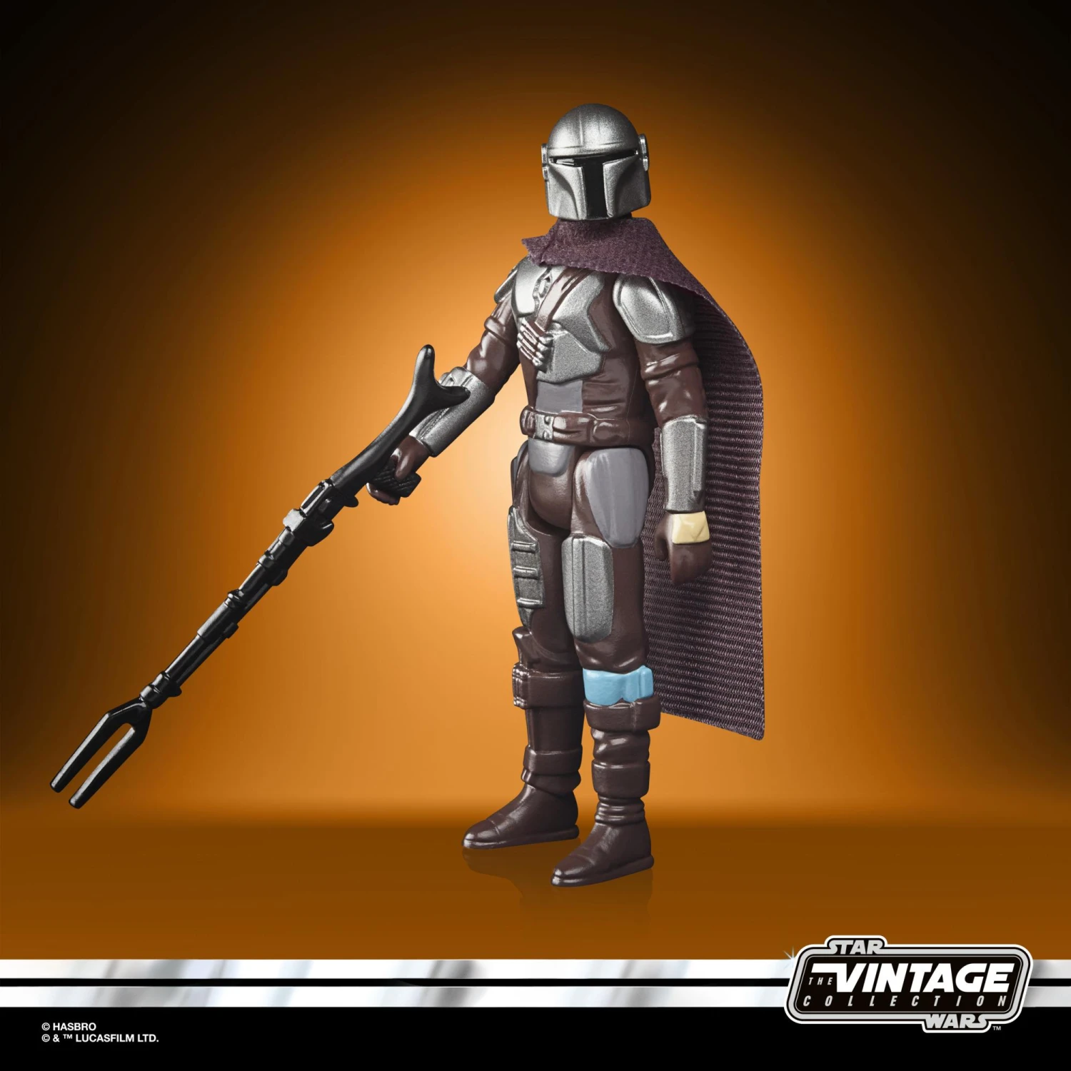 Hasbro Star Wars Retro Action Figure Wave 4 - Mandalorian (Beskar) - Image 5