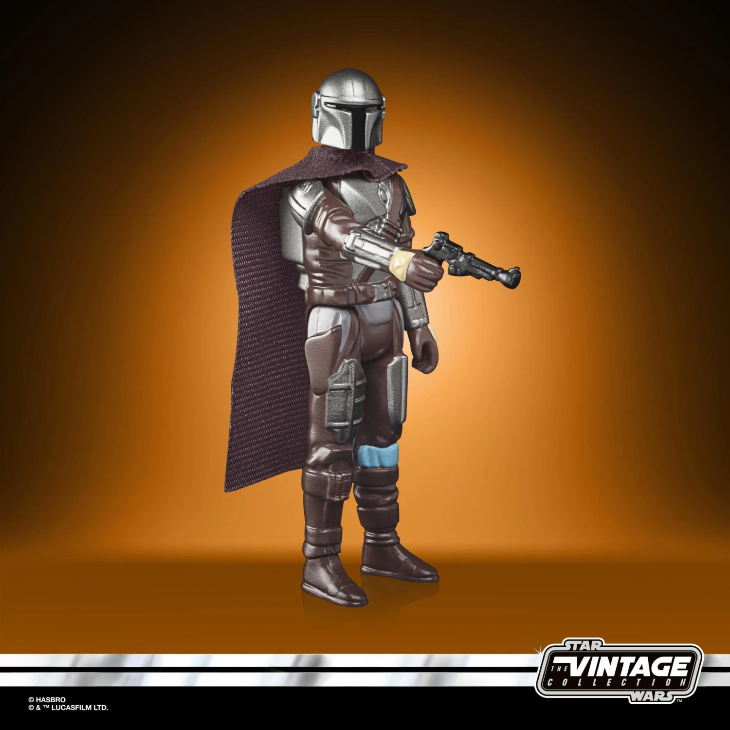 Hasbro Star Wars Retro Action Figure Wave 4 - Mandalorian (Beskar) - Image 4