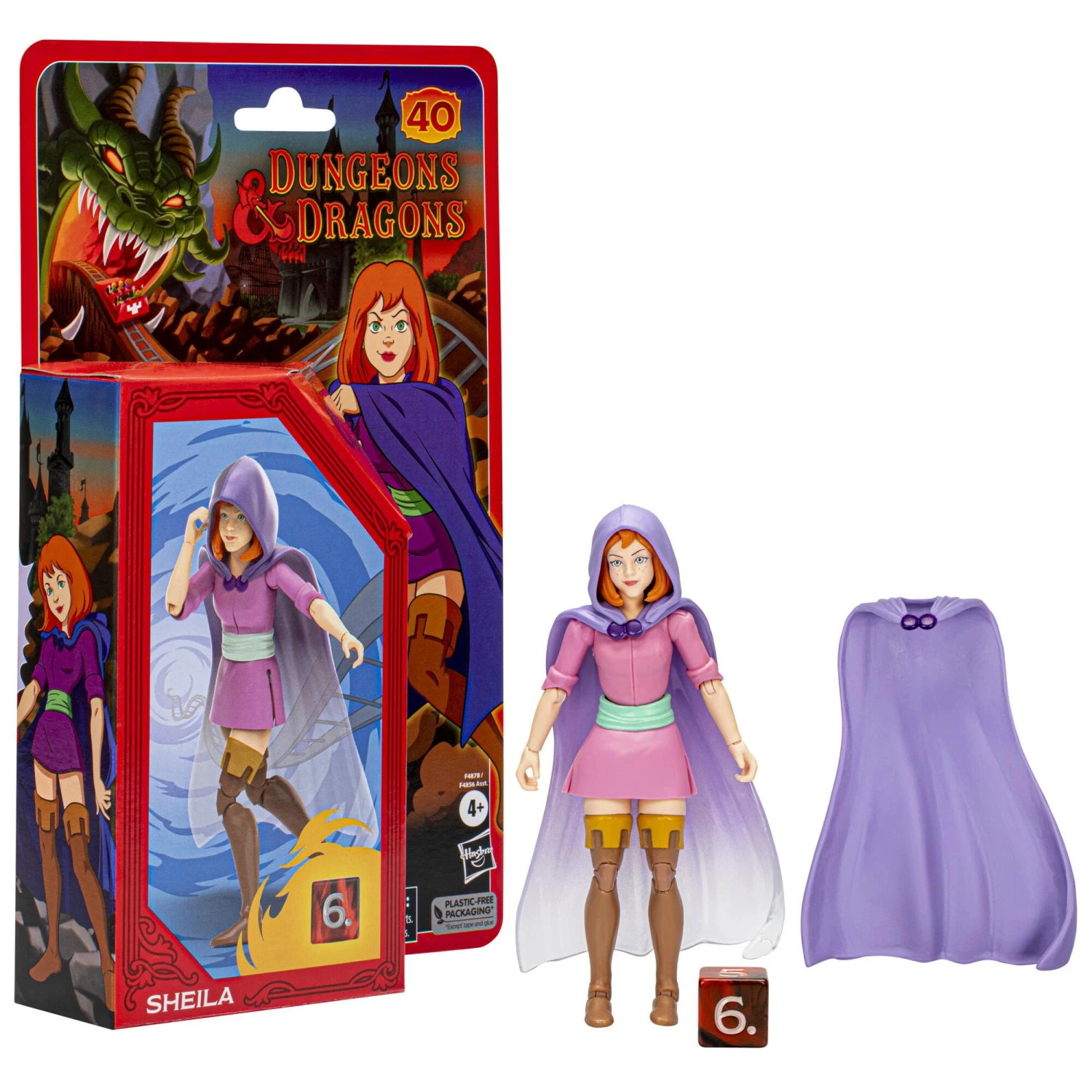 Hasbro Dungeons & Dragons Cartoon Classics 6-Inch-Scale Action Figure - Sheila