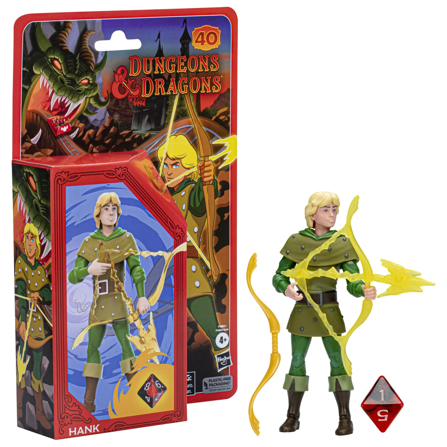 Hasbro Dungeons & Dragons Cartoon Classics 6-Inch-Scale Action Figure - Hank The Ranger