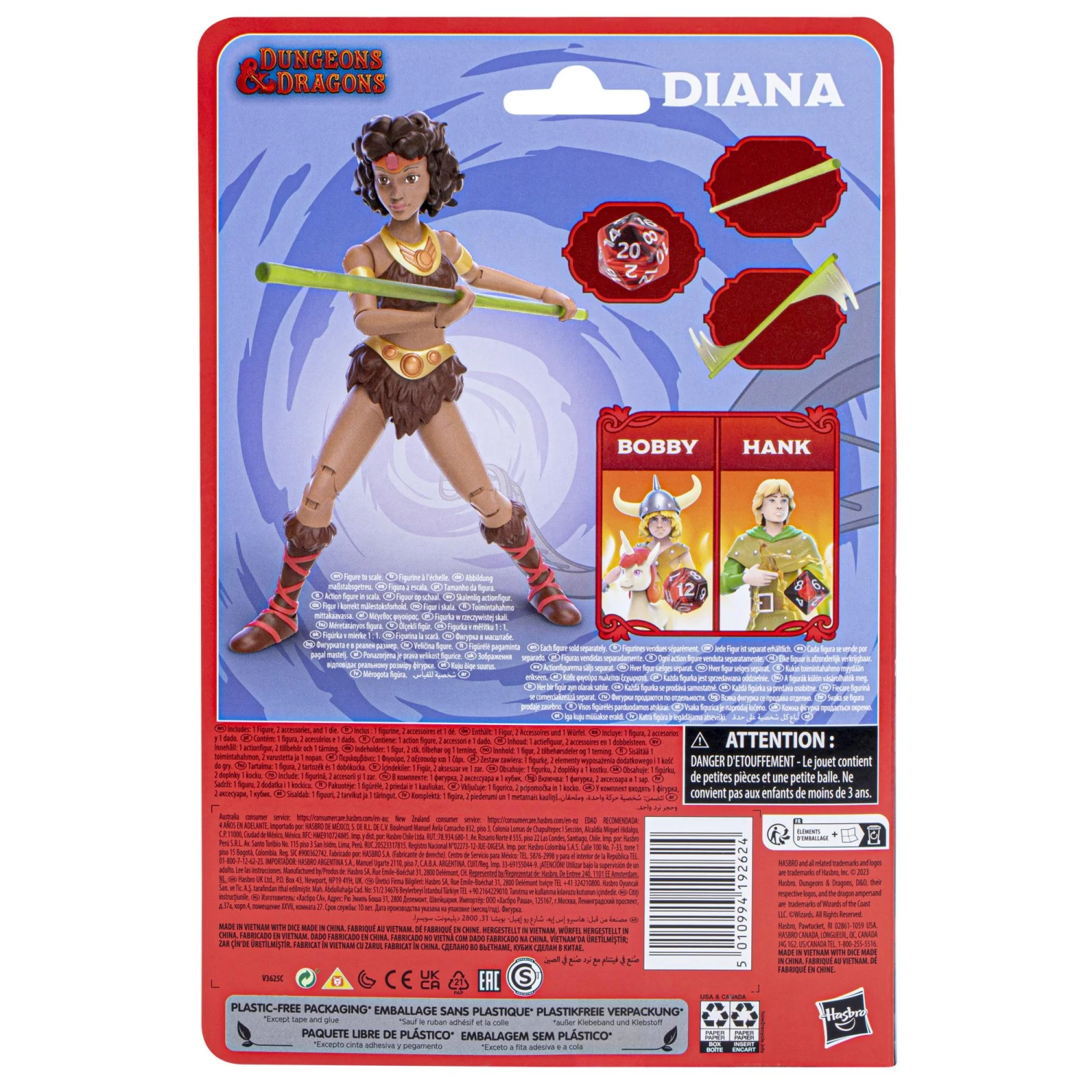 Hasbro Dungeons & Dragons Cartoon Classics 6-Inch-Scale Action Figure - Diana The Acrobat - Image 3
