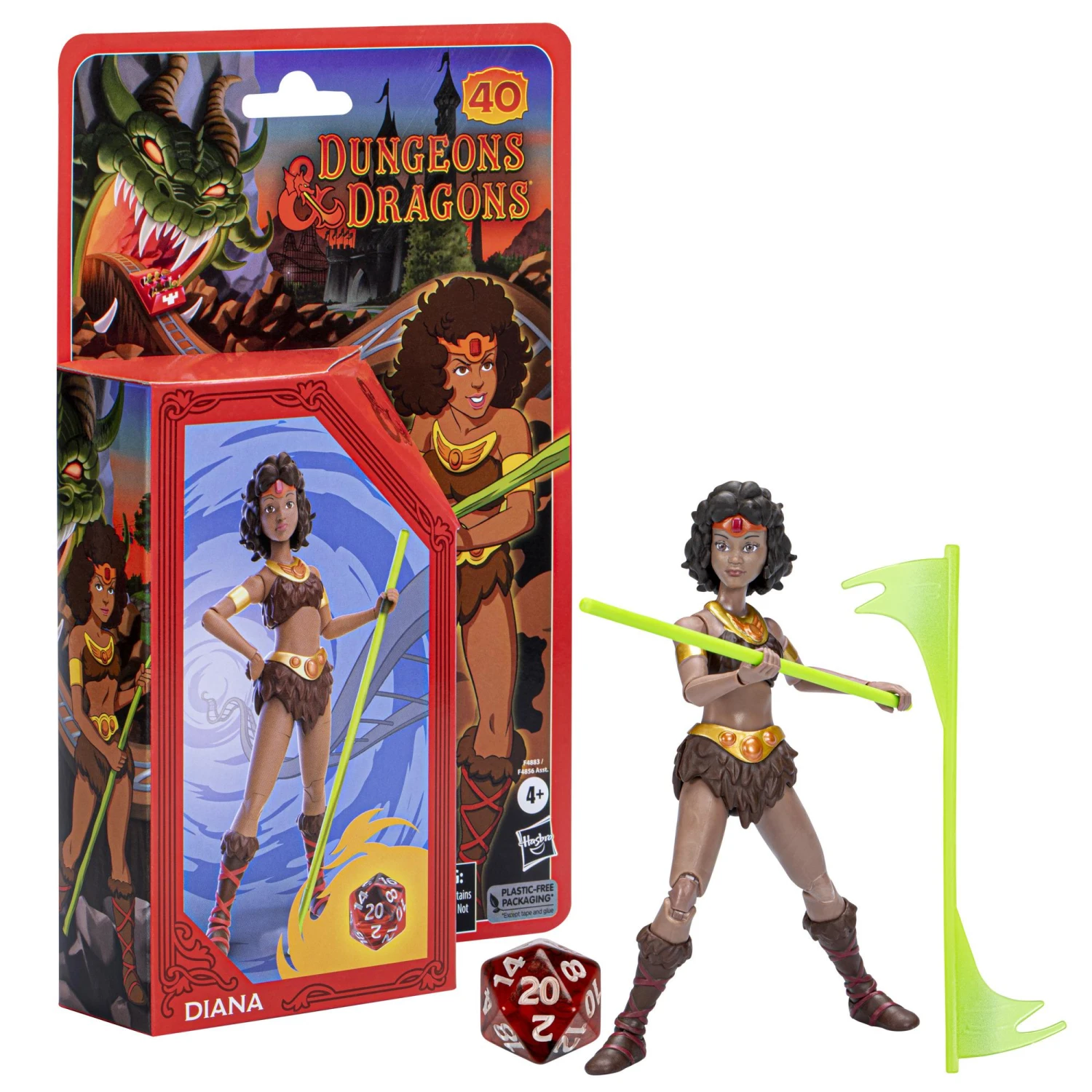 Hasbro Dungeons & Dragons Cartoon Classics 6-Inch-Scale Action Figure - Diana The Acrobat