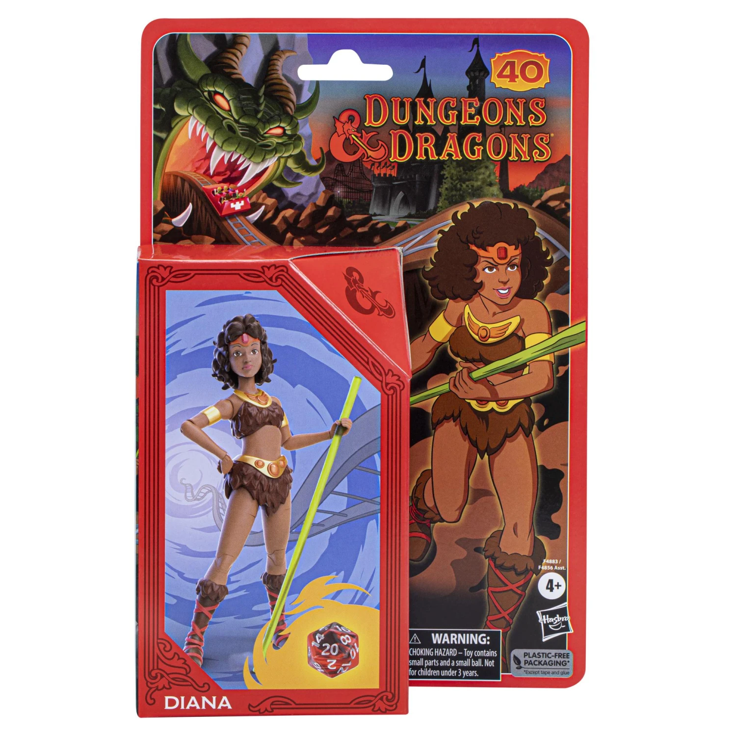 Hasbro Dungeons & Dragons Cartoon Classics 6-Inch-Scale Action Figure - Diana The Acrobat - Image 2