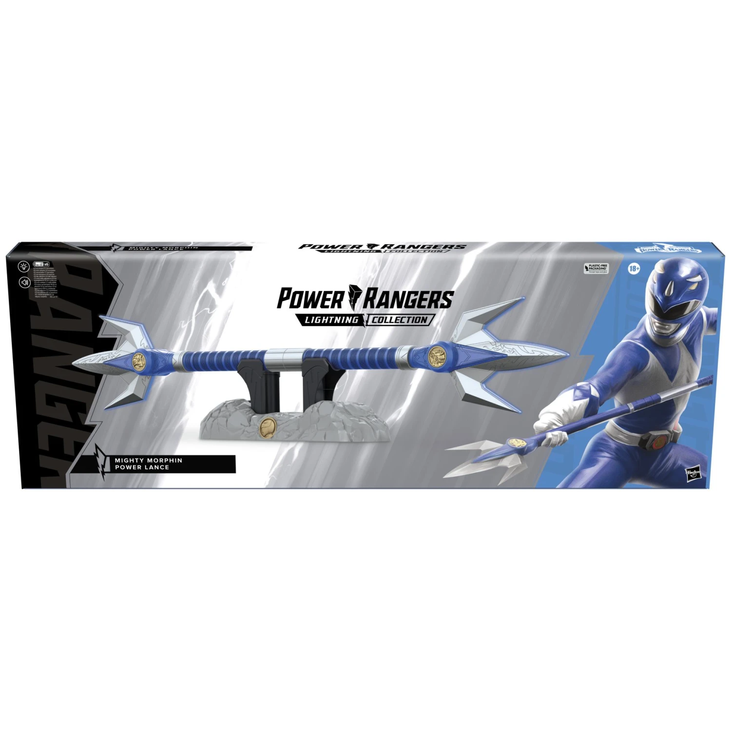 Hasbro Power Rangers Lightning Collection - Mighty Morphin Blue Ranger Power Lance - Image 3