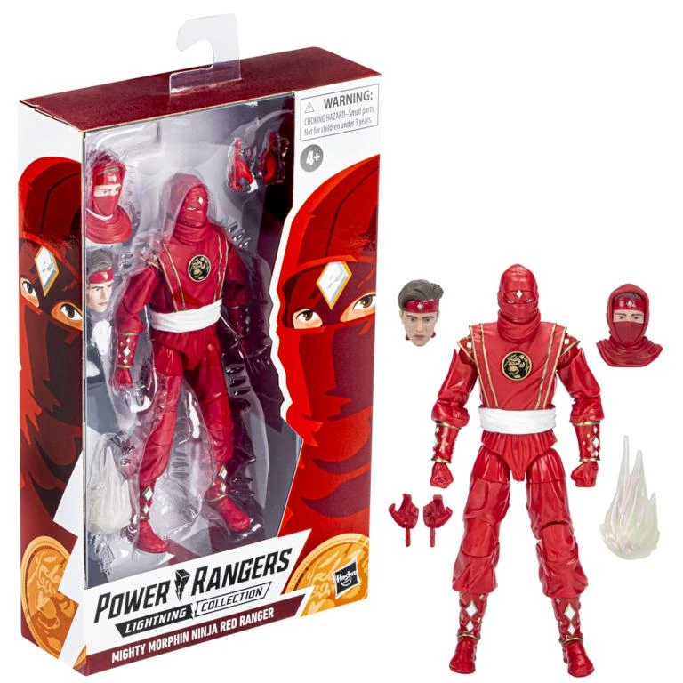 Hasbro Power Rangers Lightning Collection 6-Inch Action Figure - Red Ninja Ranger
