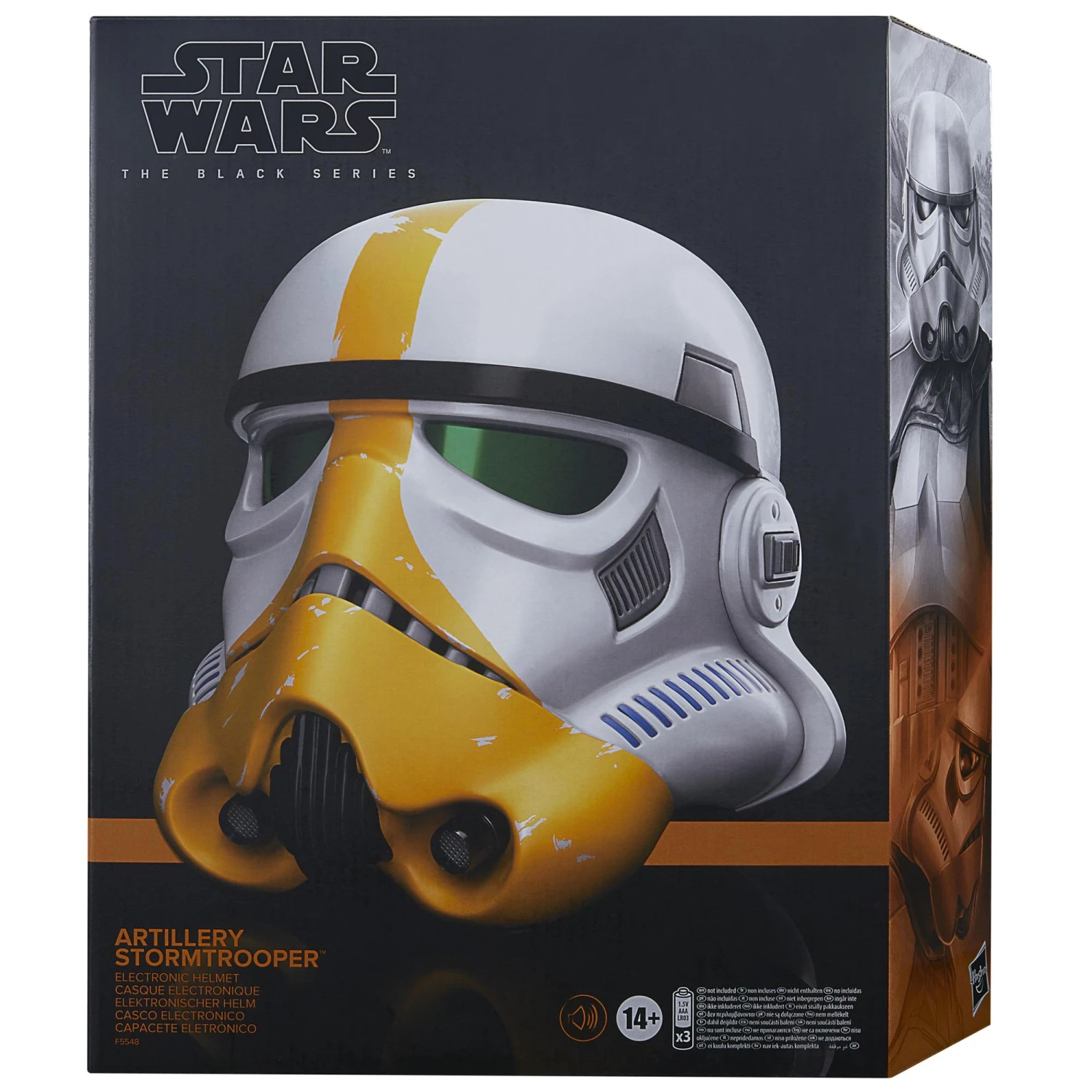 Hasbro Star Wars Black Series Artillery Stormtrooper Premium Electronic Helmet - Image 2
