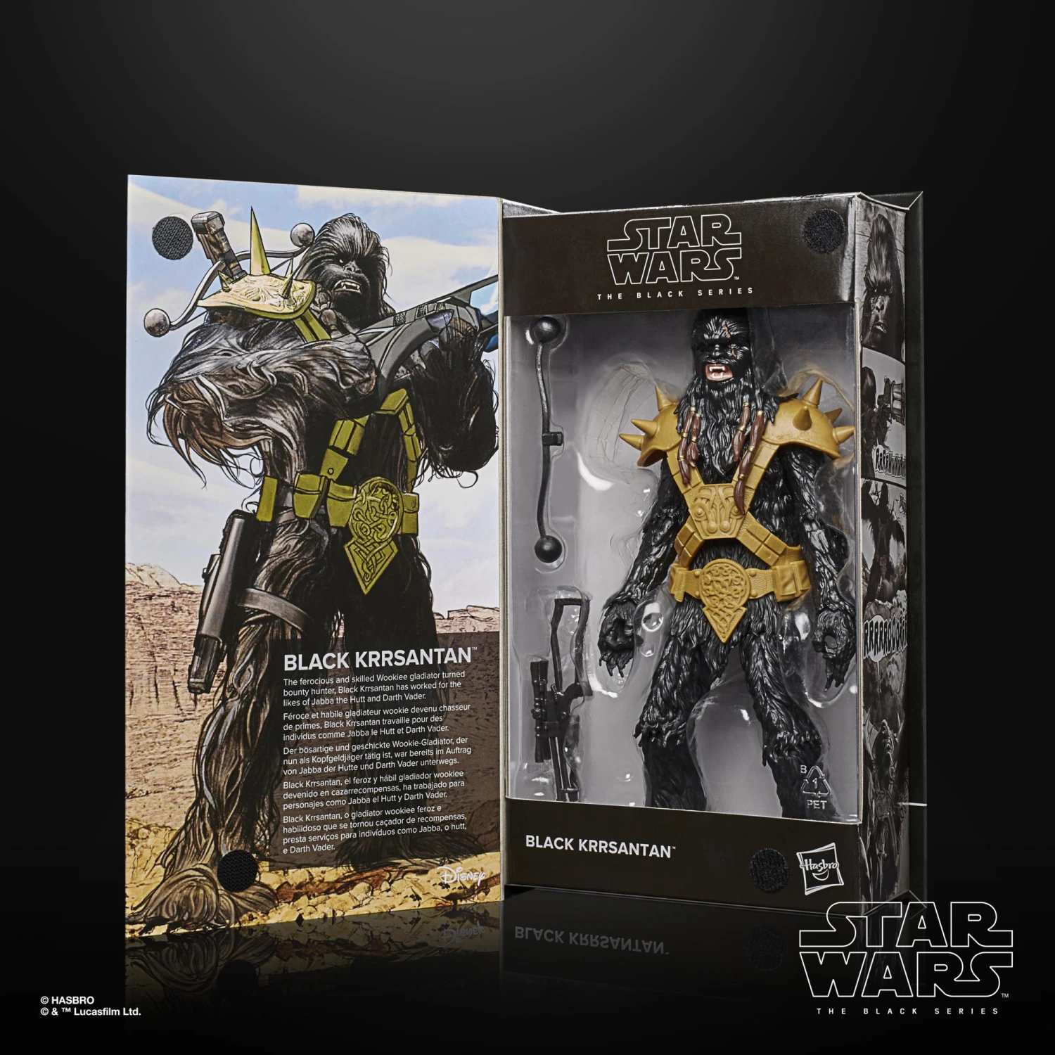 Hasbro Star Wars Black Series 6 Inch Action Figure Comic Series Wave 2 - Black Krrsantan - Image 6