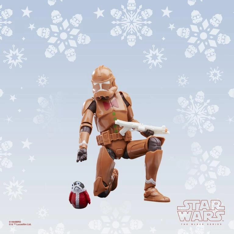 Hasbro Star Wars The Black Series 6 Inch Action Figure - Clone Trooper (Holiday Edition) - Image 6