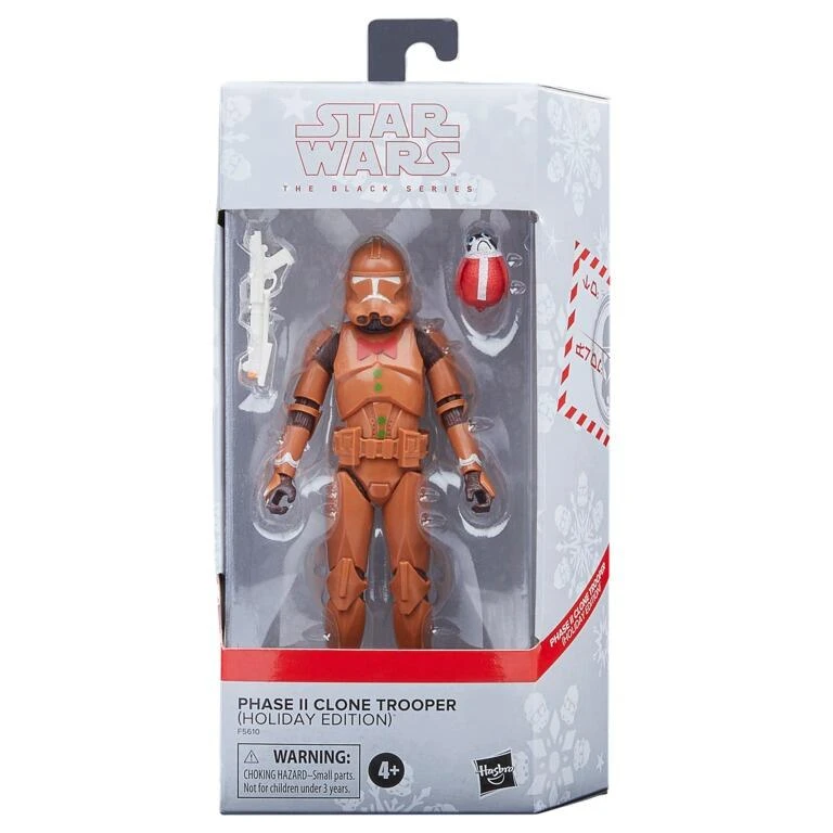 Hasbro Star Wars The Black Series 6 Inch Action Figure - Clone Trooper (Holiday Edition)