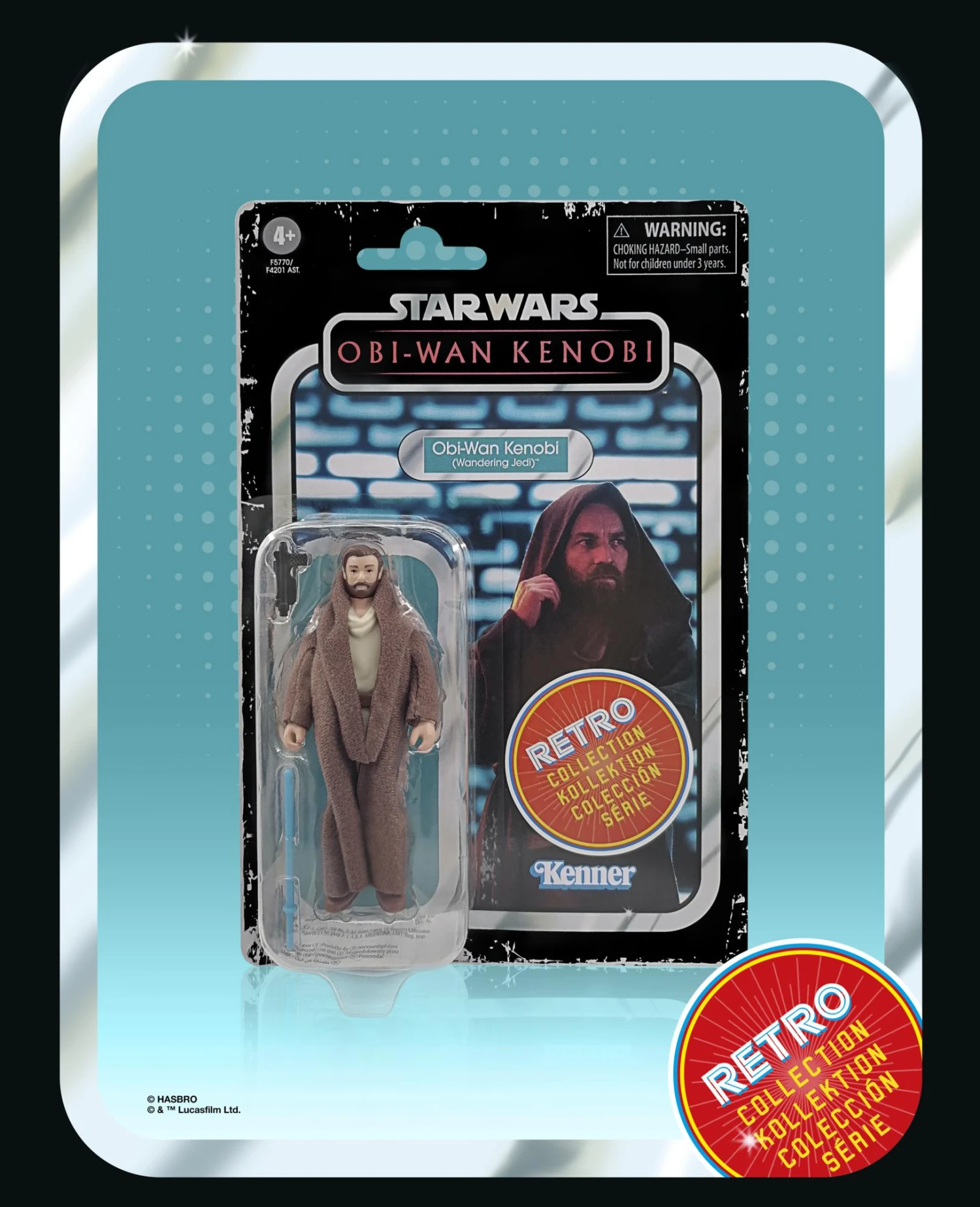 Hasbro Star Wars Retro Action Figure Wave 5 - Obi-Wan Kenobi (Wandering Jedi) - Image 6