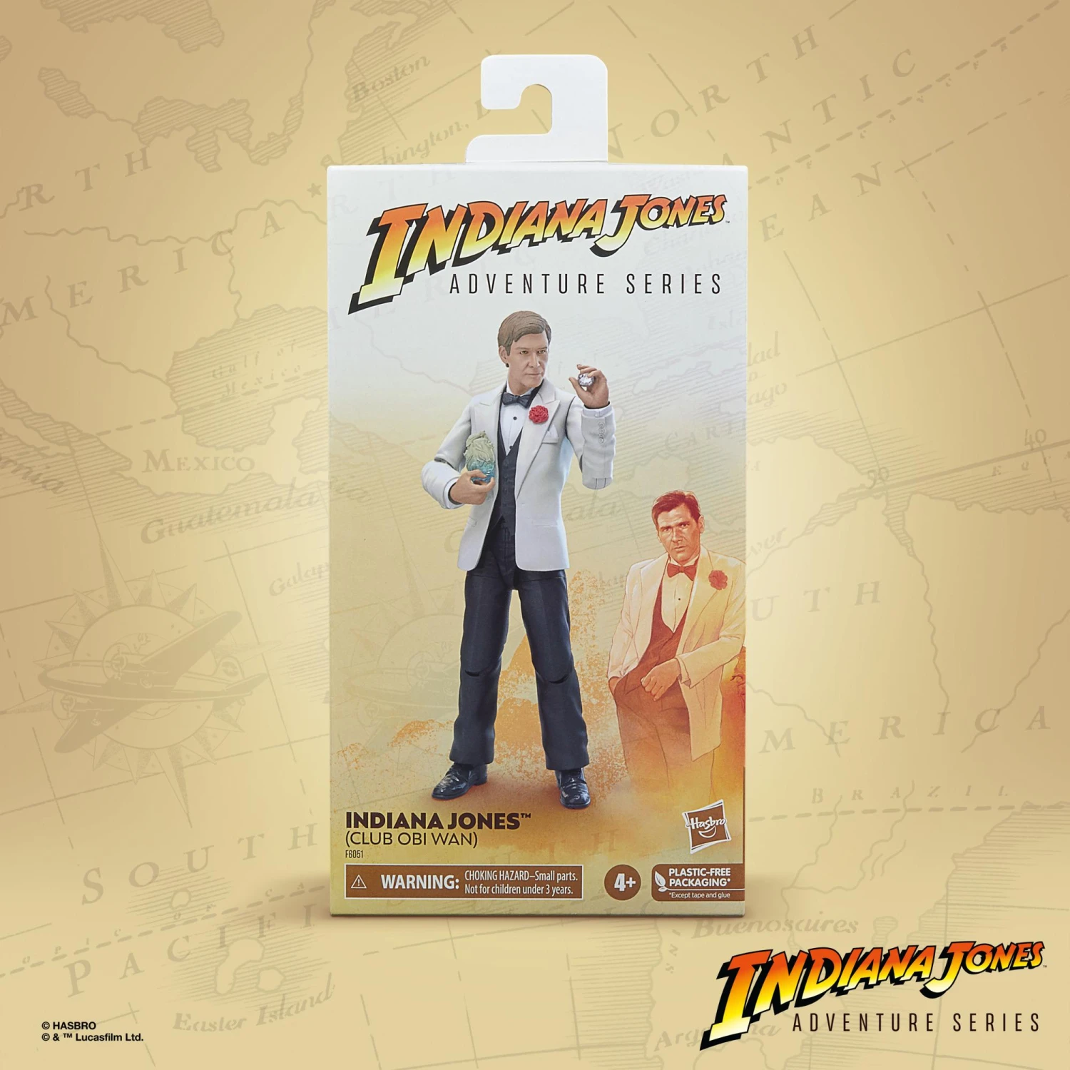 Hasbro Indiana Jones 6 Inch Action Figure Exclusive - Indiana Jones (Club Obi Wan) - Image 3