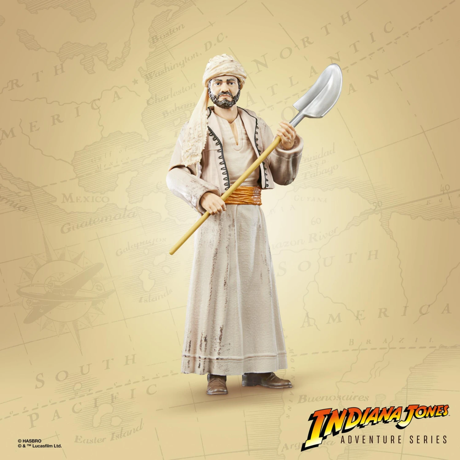 Hasbro Indiana Jones 6 Inch Action Figure Wave 1 - Sallah (Dig Disguise) - Image 2