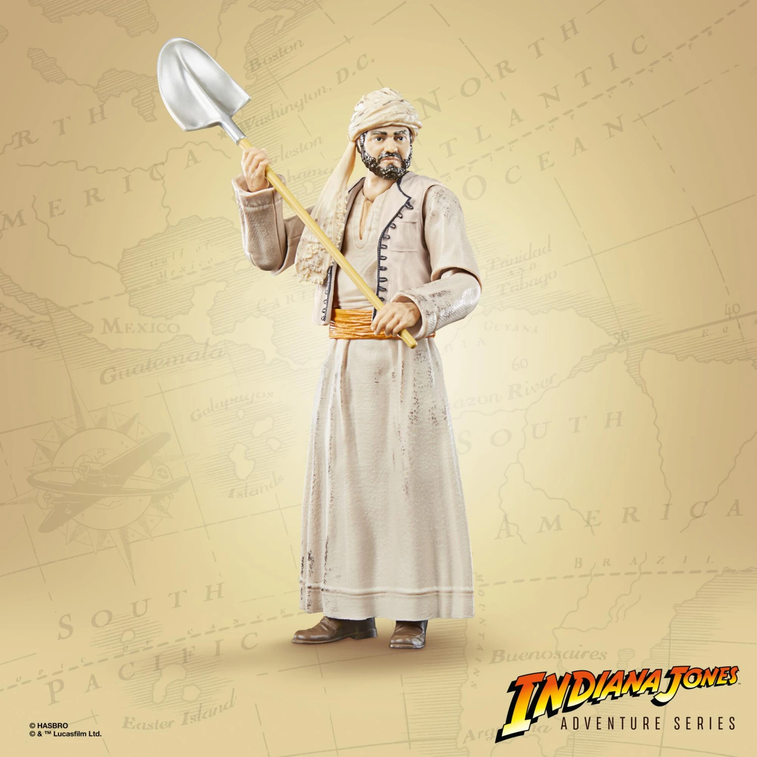 Hasbro Indiana Jones 6 Inch Action Figure Wave 1 - Sallah (Dig Disguise) - Image 4