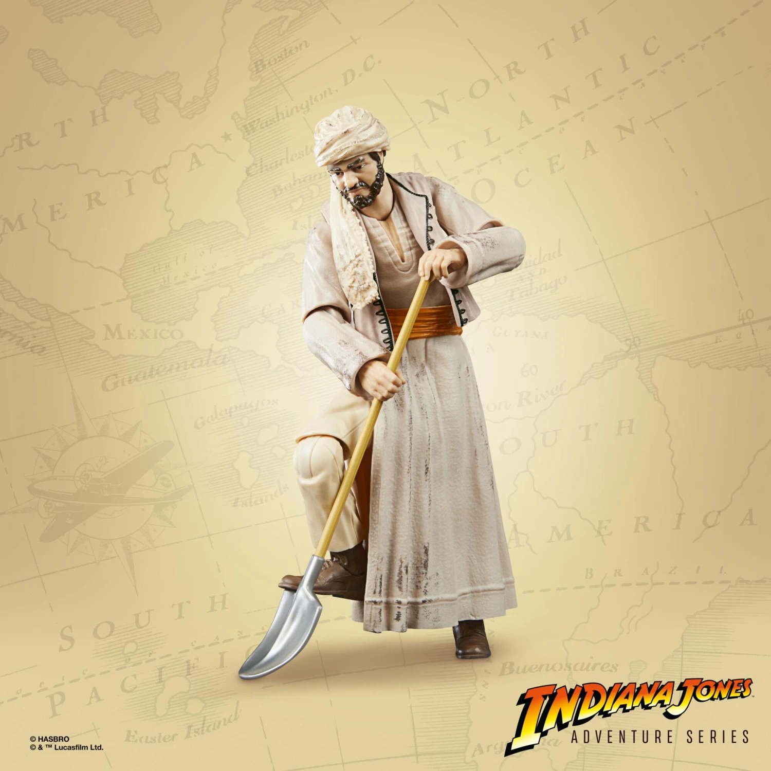 Hasbro Indiana Jones 6 Inch Action Figure Wave 1 - Sallah (Dig Disguise) - Image 3