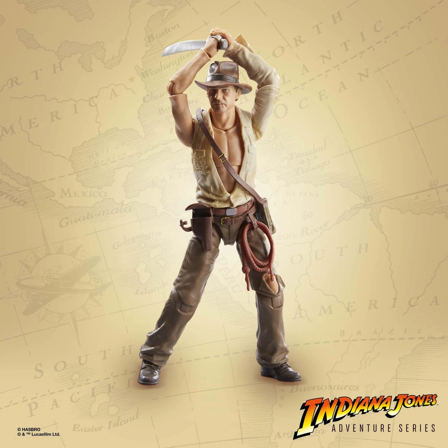 Hasbro Indiana Jones 6 Inch Action Figure Wave 2 - Indiana Jones (Temple Of Doom) - Image 4