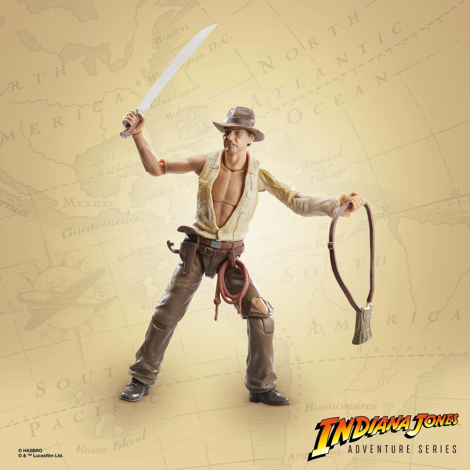 Hasbro Indiana Jones 6 Inch Action Figure Wave 2 - Indiana Jones (Temple Of Doom) - Image 5