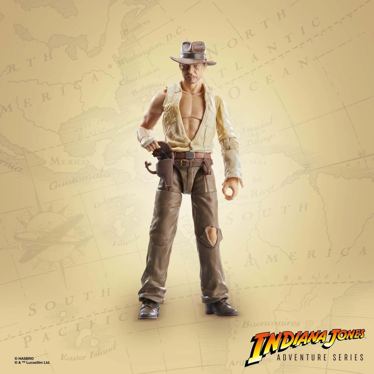 Hasbro Indiana Jones 6 Inch Action Figure Wave 2 - Indiana Jones (Temple Of Doom) - Image 3