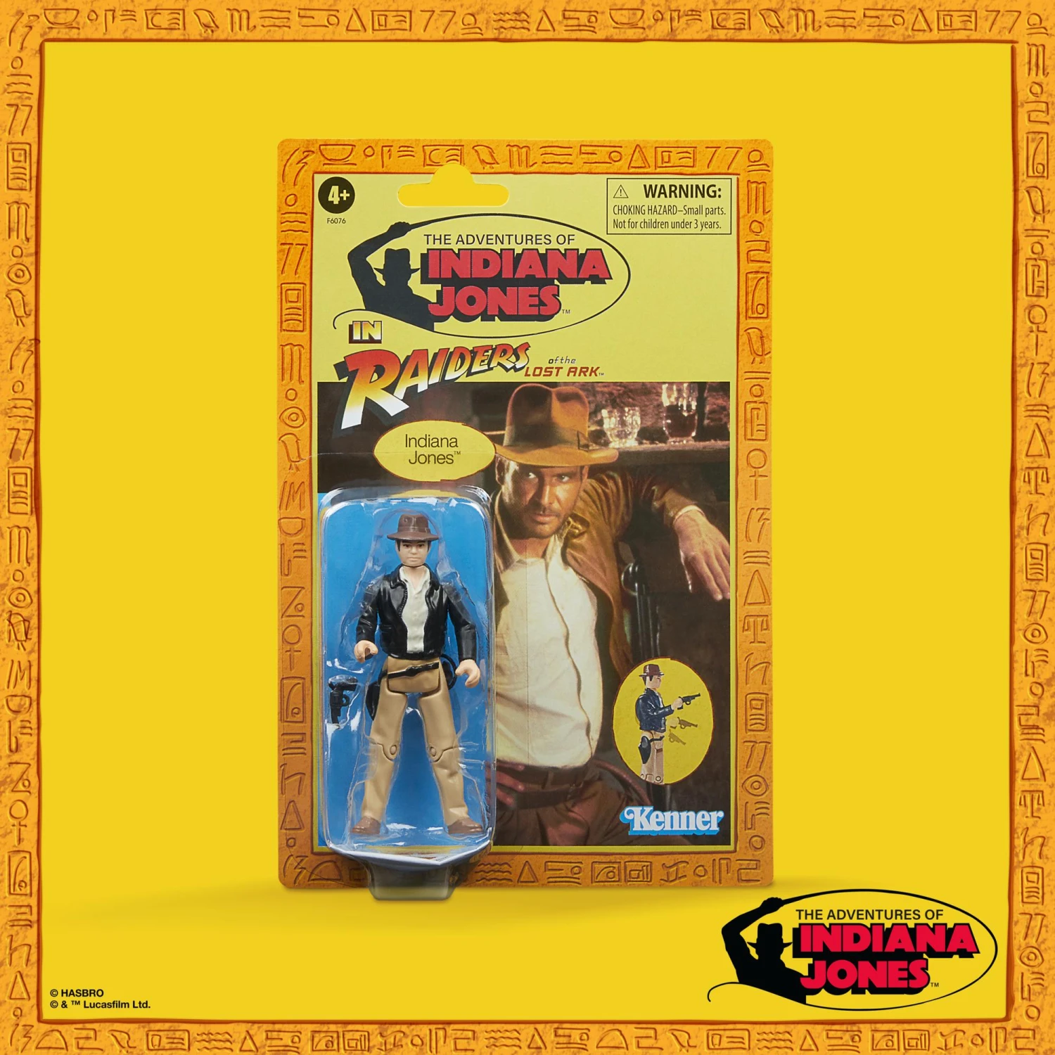 Hasbro Indiana Jones Retro Action Figure - Indiana Jones (Raiders Of The Lost Ark) - Image 3
