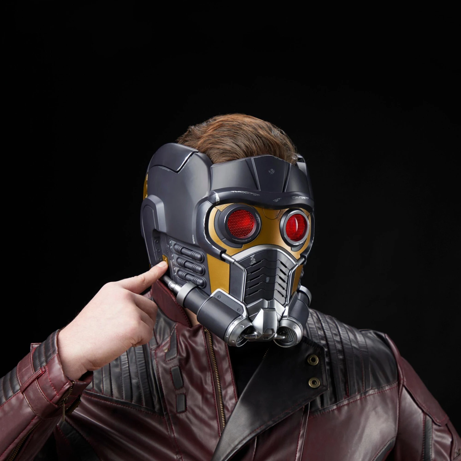 Hasbro Marvel Legends Infinity Saga Premium Electronic Helmet - Star Lord - Image 5