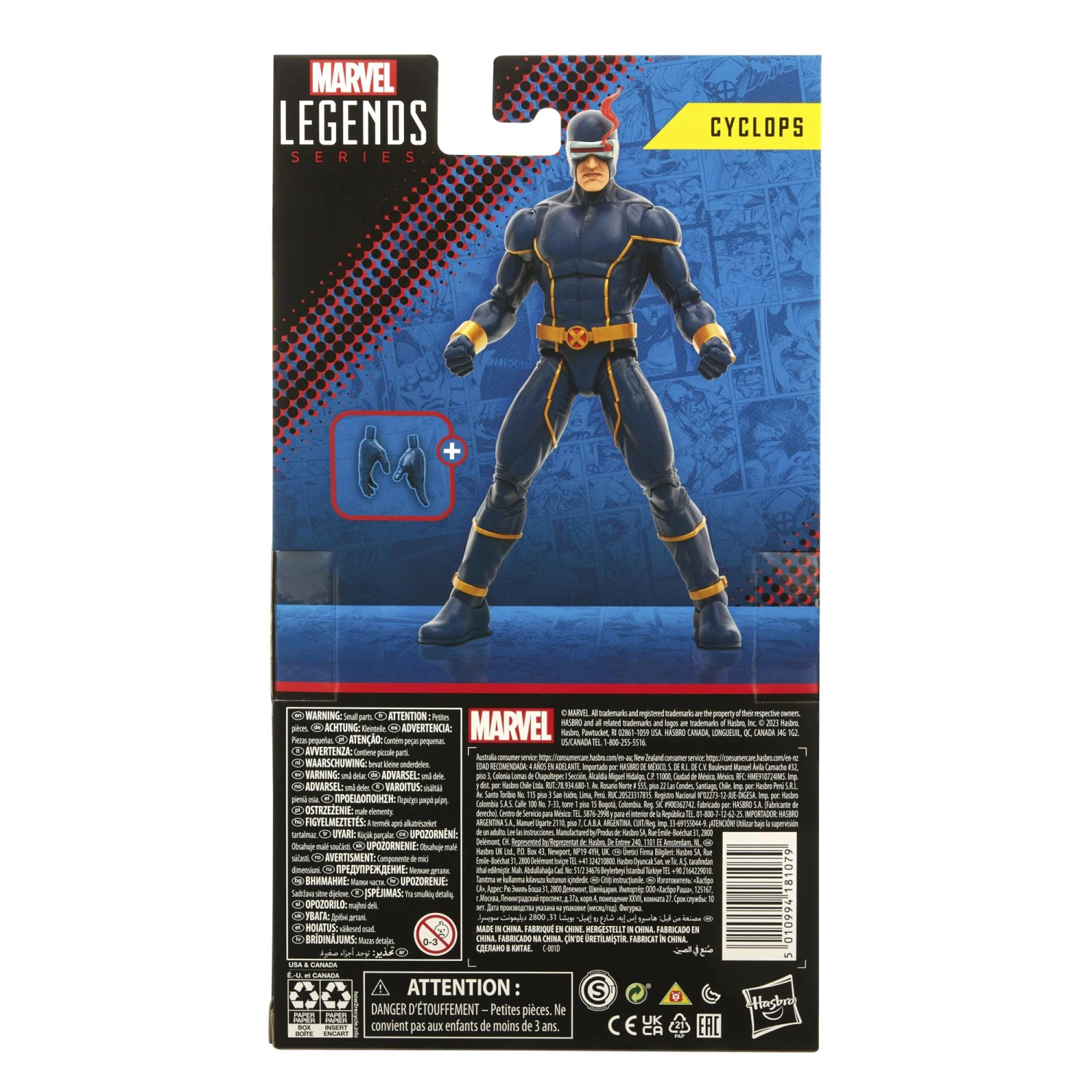 Hasbro Marvel Legends X-Men 6 Inch Scale Action Figure BAF Ch'od - Cyclops - Image 6