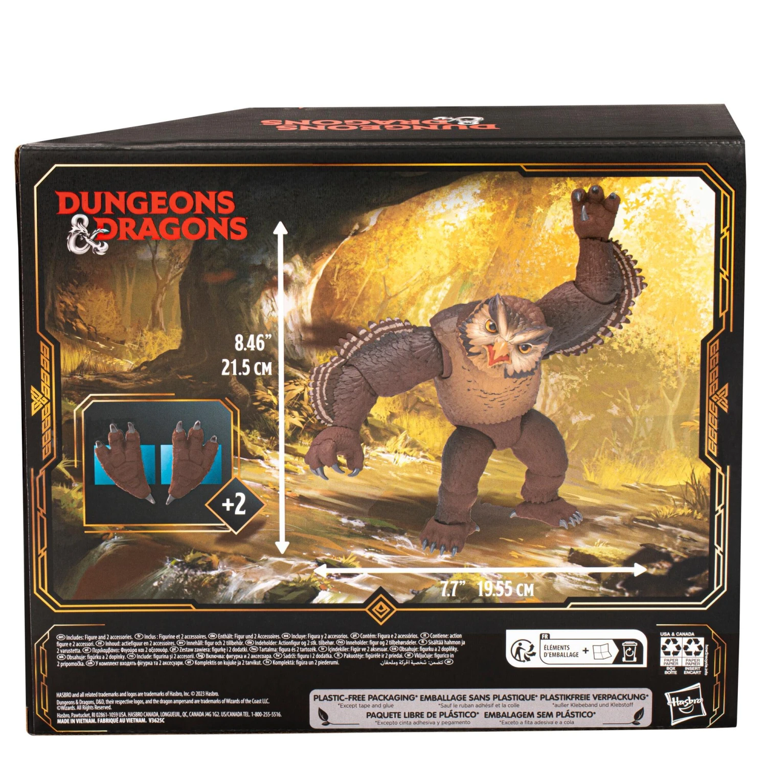 Hasbro Dungeons & Dragons Golden Archive Action Figure - Owlbear - Image 3