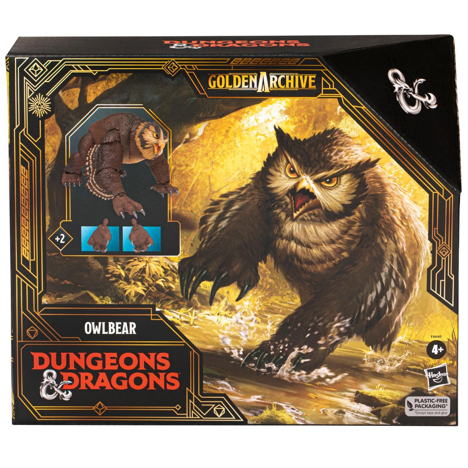 Hasbro Dungeons & Dragons Golden Archive Action Figure - Owlbear - Image 2