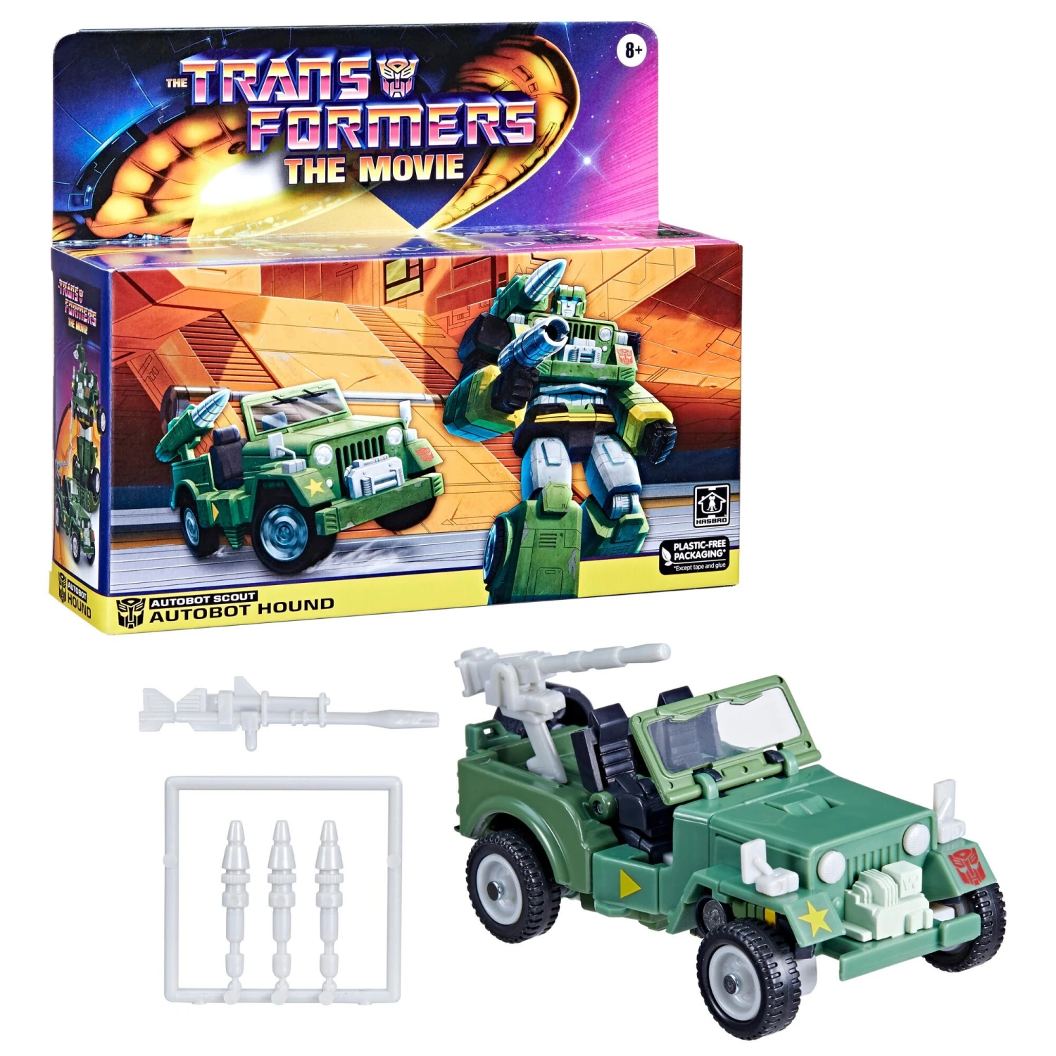 Hasbro Transformers Retro Transformers: The Movie Action Figure - Autobot Hound