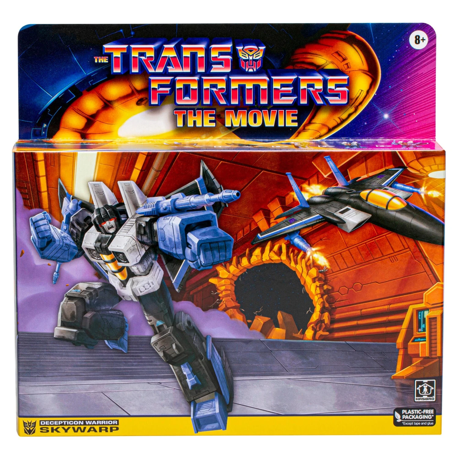 Hasbro Transformers Retro Transformers: The Movie Action Figure - Decepticon Warrior Skywarp - Image 4