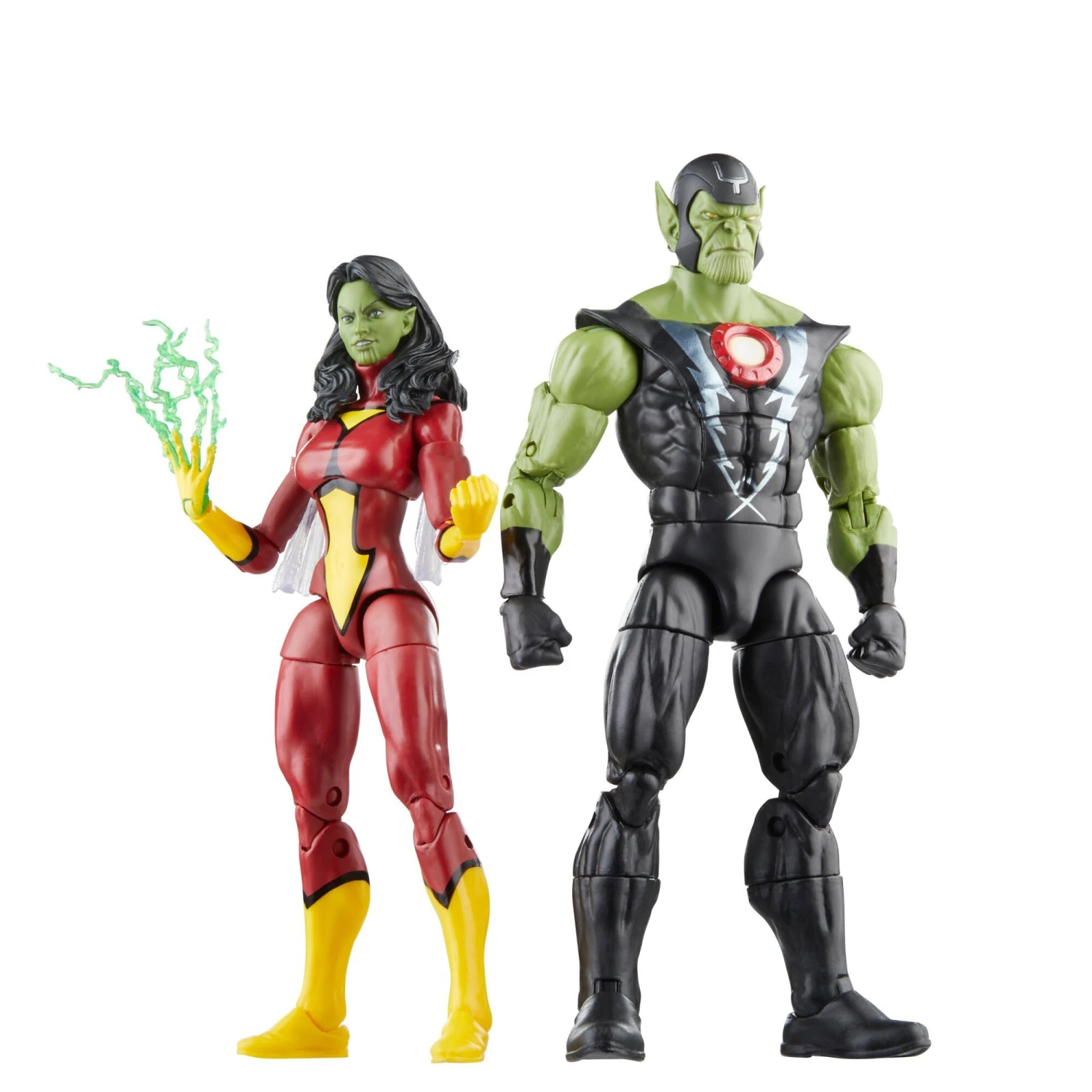 Hasbro Marvel Legends Series 6-Inch-Scale Action Figure 2-Pack - Skrull Queen & Super-Skrull - Image 2