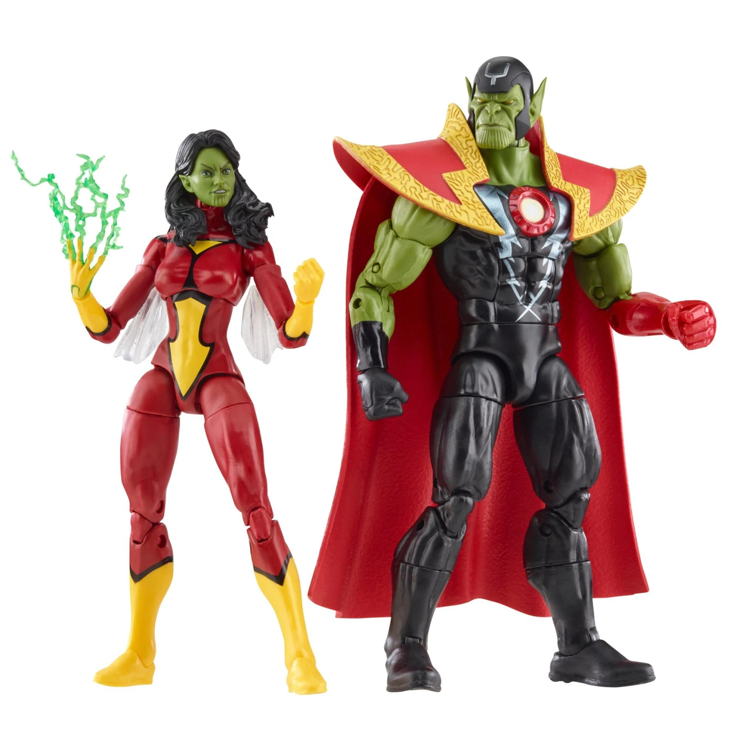 Hasbro Marvel Legends Series 6-Inch-Scale Action Figure 2-Pack - Skrull Queen & Super-Skrull - Image 3