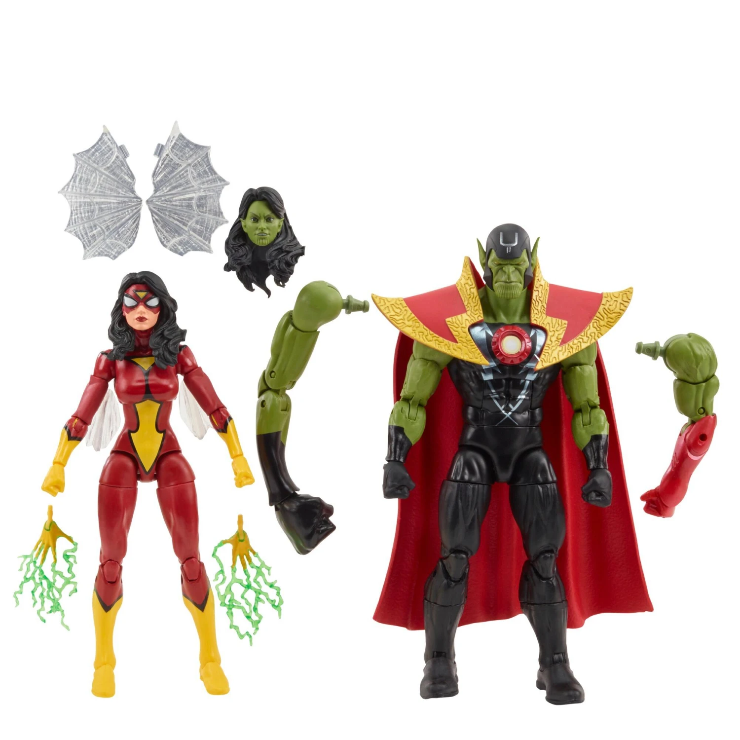 Hasbro Marvel Legends Series 6-Inch-Scale Action Figure 2-Pack - Skrull Queen & Super-Skrull - Image 10
