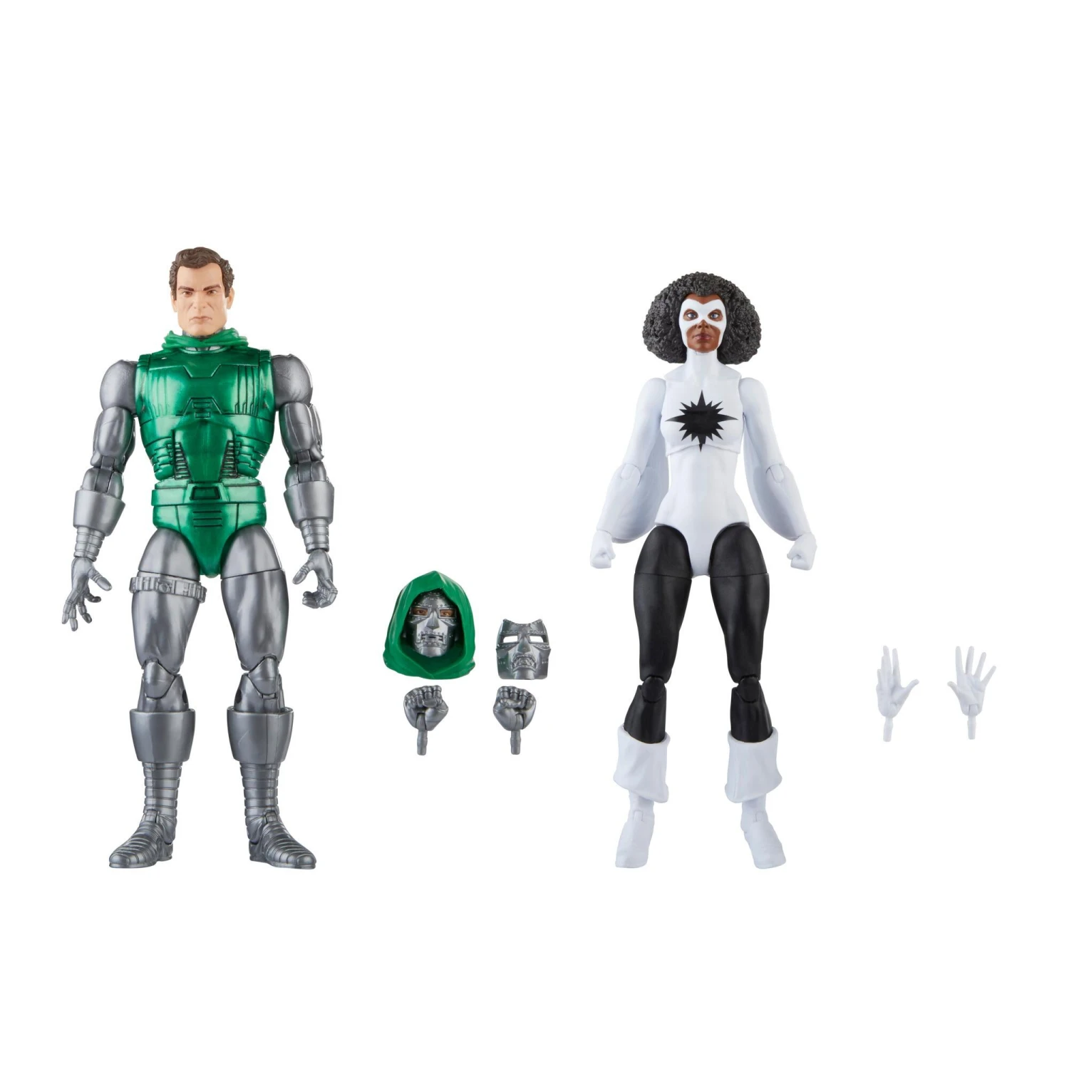 Hasbro Marvel Legends Series 6-Inch-Scale Action Figure 2-Pack - Captain Marvel Vs. Doctor Doom - Image 3