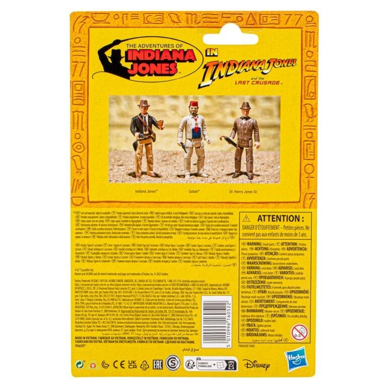 Hasbro Indiana Jones Retro Action Figure - Indiana Jones (The Last Crusade) - Image 5
