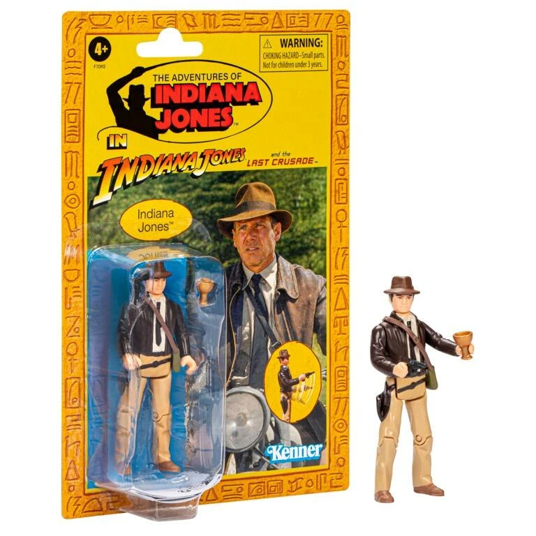 Hasbro Indiana Jones Retro Action Figure - Indiana Jones (The Last Crusade) - Image 4
