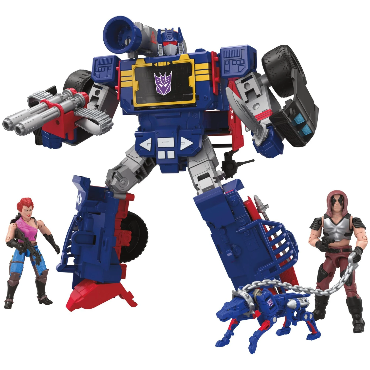 Hasbro *PRE-ORDER Transformers Collaborative: G.I. Joe Mash-Up, Soundwave Dreadnok Thunder Machine With Zartan & Zarana - Image 2