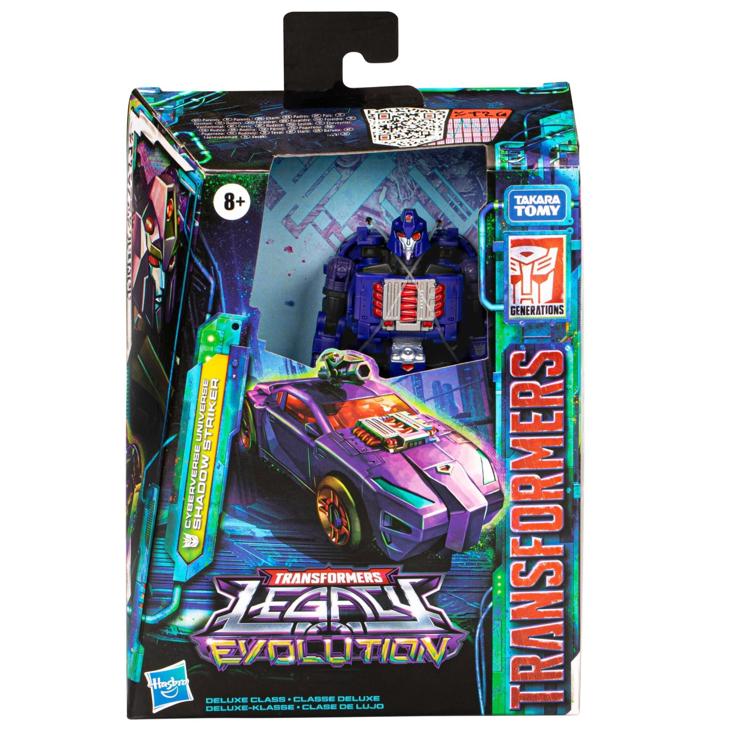 Hasbro Transformers Generations Legacy Evolution Deluxe Action Figure - Cyberverse Universe Shadow Striker - Image 4