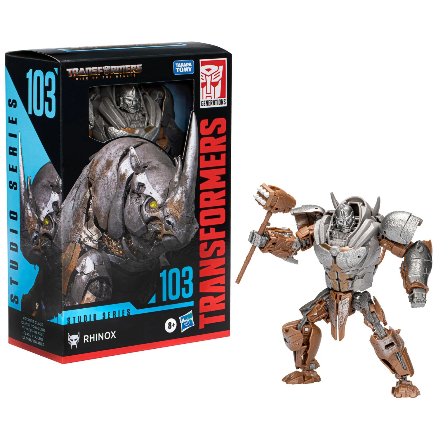 Hasbro Transformers Studio Series Voyager Action Figure - Rhinox