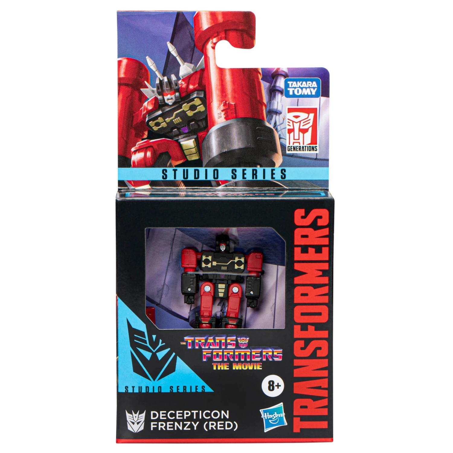 Hasbro *PRE-ORDER Transformers Studio Series TF7 Core Class Action Figure - Decepticon Frenzy (Red) - Image 2