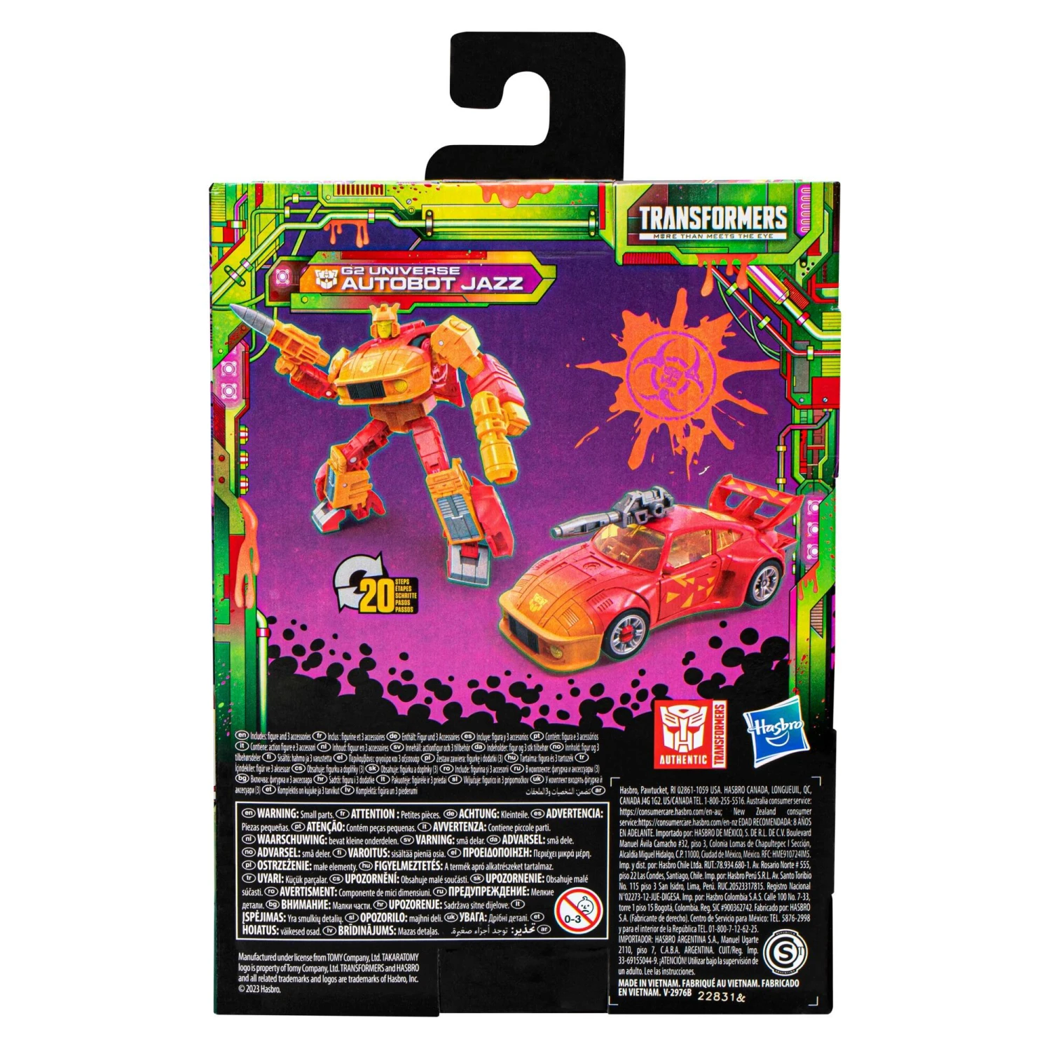 Hasbro Transformers Generations Legacy Evolution Deluxe Action Figure - G2 Universe Autobot Jazz - Image 8