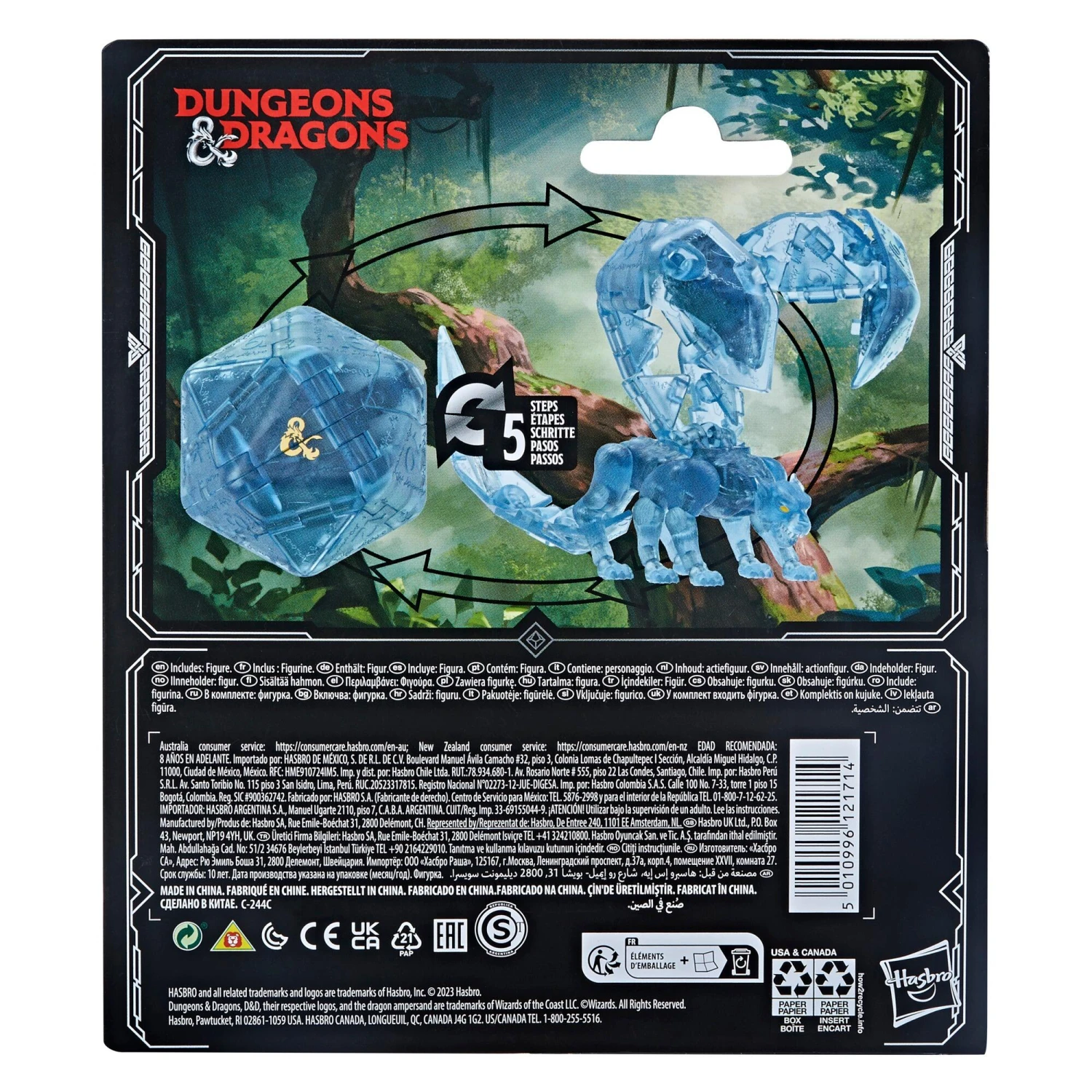 Hasbro Dungeons & Dragons Dicelings Action Figure - Displacer Beast (Blue) - Image 2