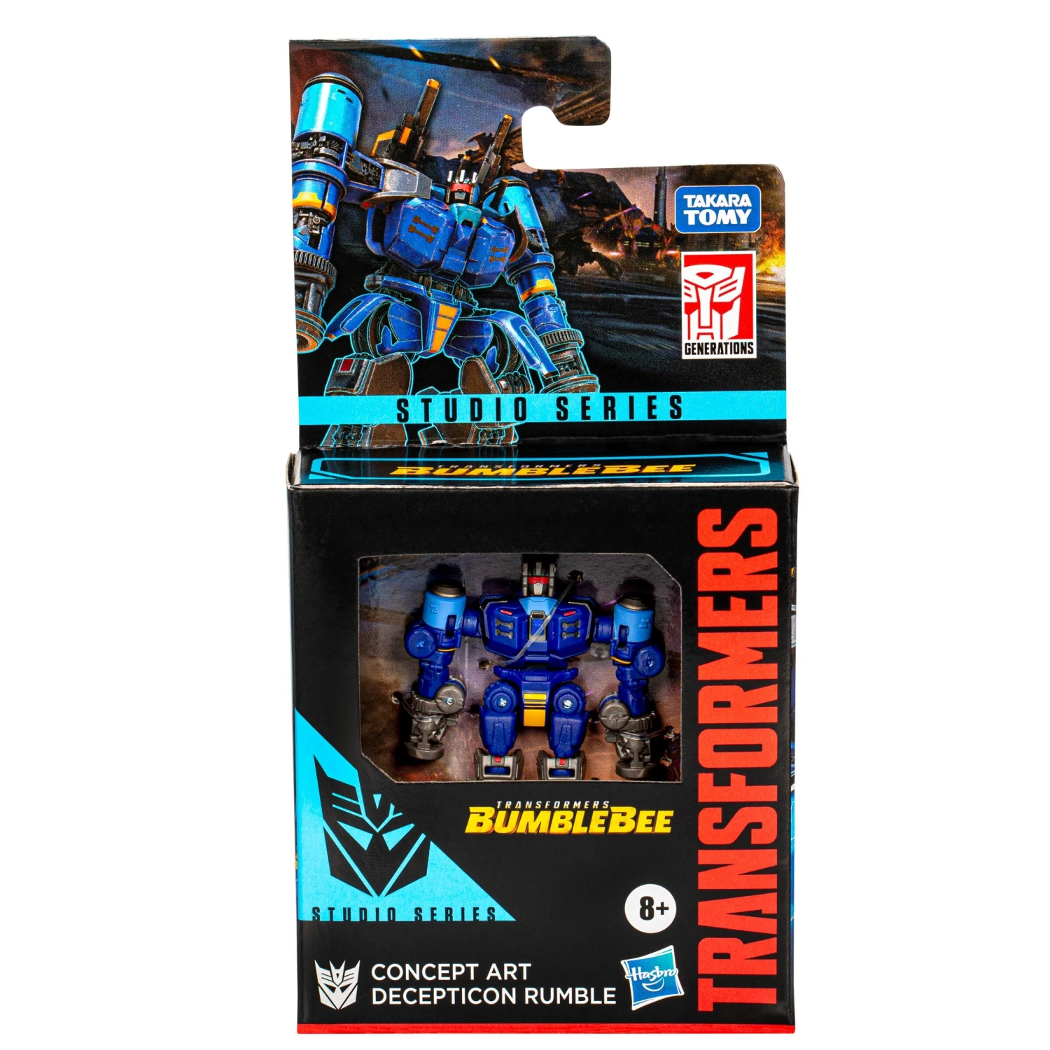 Hasbro *PRE-ORDER Transformers Studio Series Core Class Action Figure - Decepticon Rumble (Concept Art) - Image 2