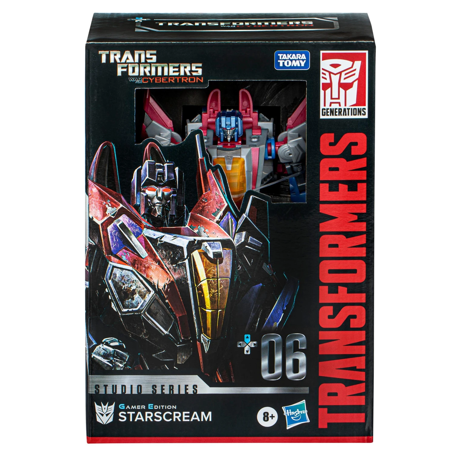 Hasbro *PRE-ORDER Transformers WFC Studio Series 06 Voyager Class Action Figure - Starscream - Image 2
