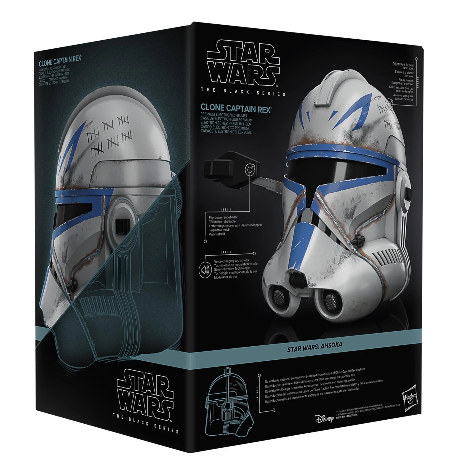 Hasbro *PRE ORDER Star Wars The Black Series Captain Rex Premium Electronic Helmet - Image 5