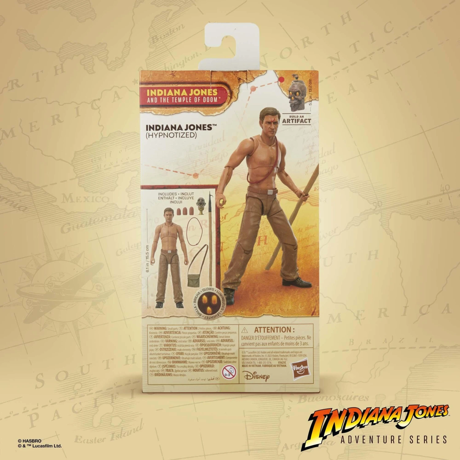 Hasbro Indiana Jones 6 Inch Action Figure Wave 2 - Indiana Jones (Hypnotized) - Image 10